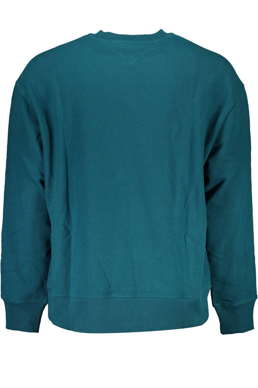 Green Cotton Men Sweater