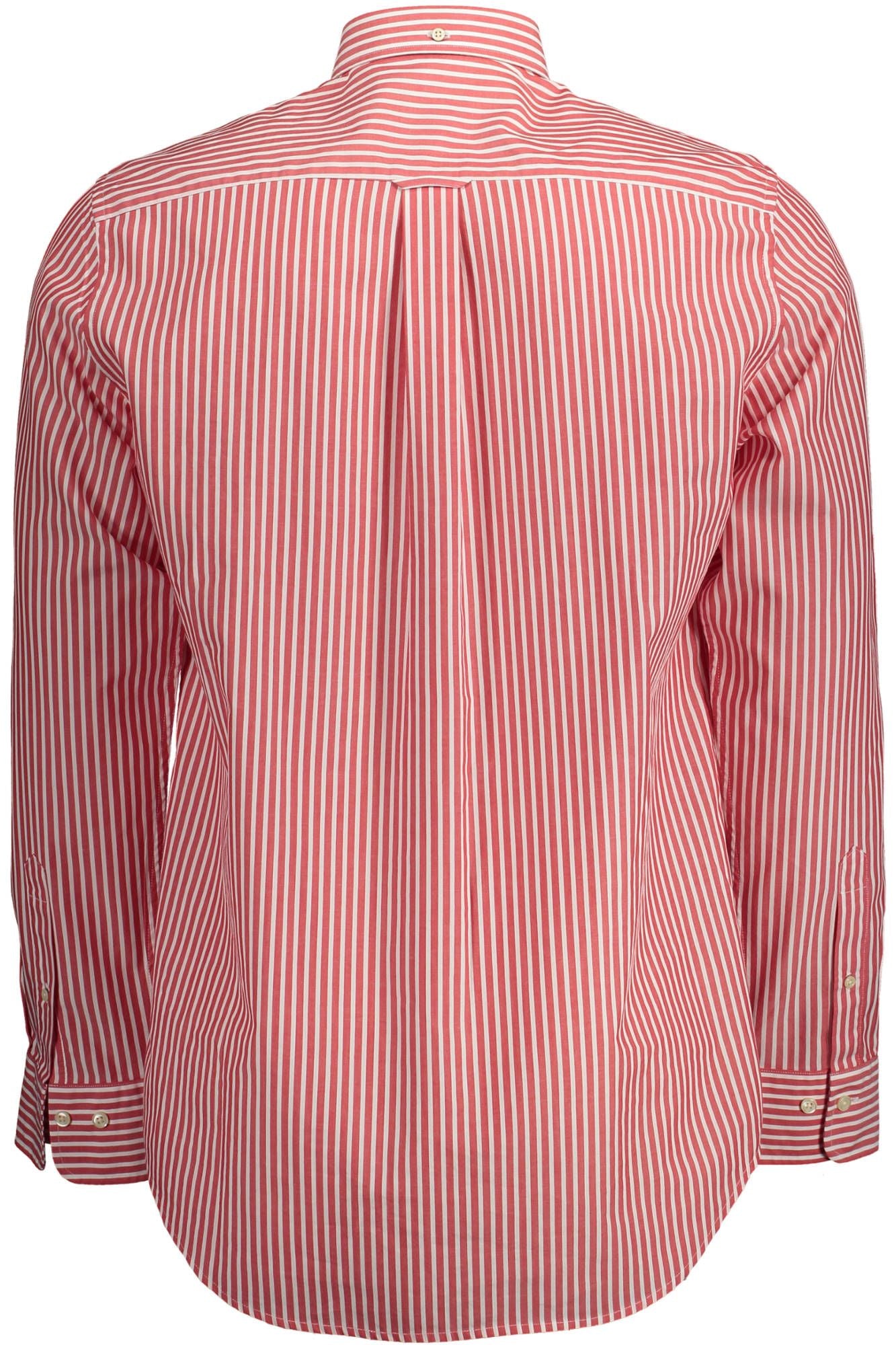 Red Cotton Men Shirt