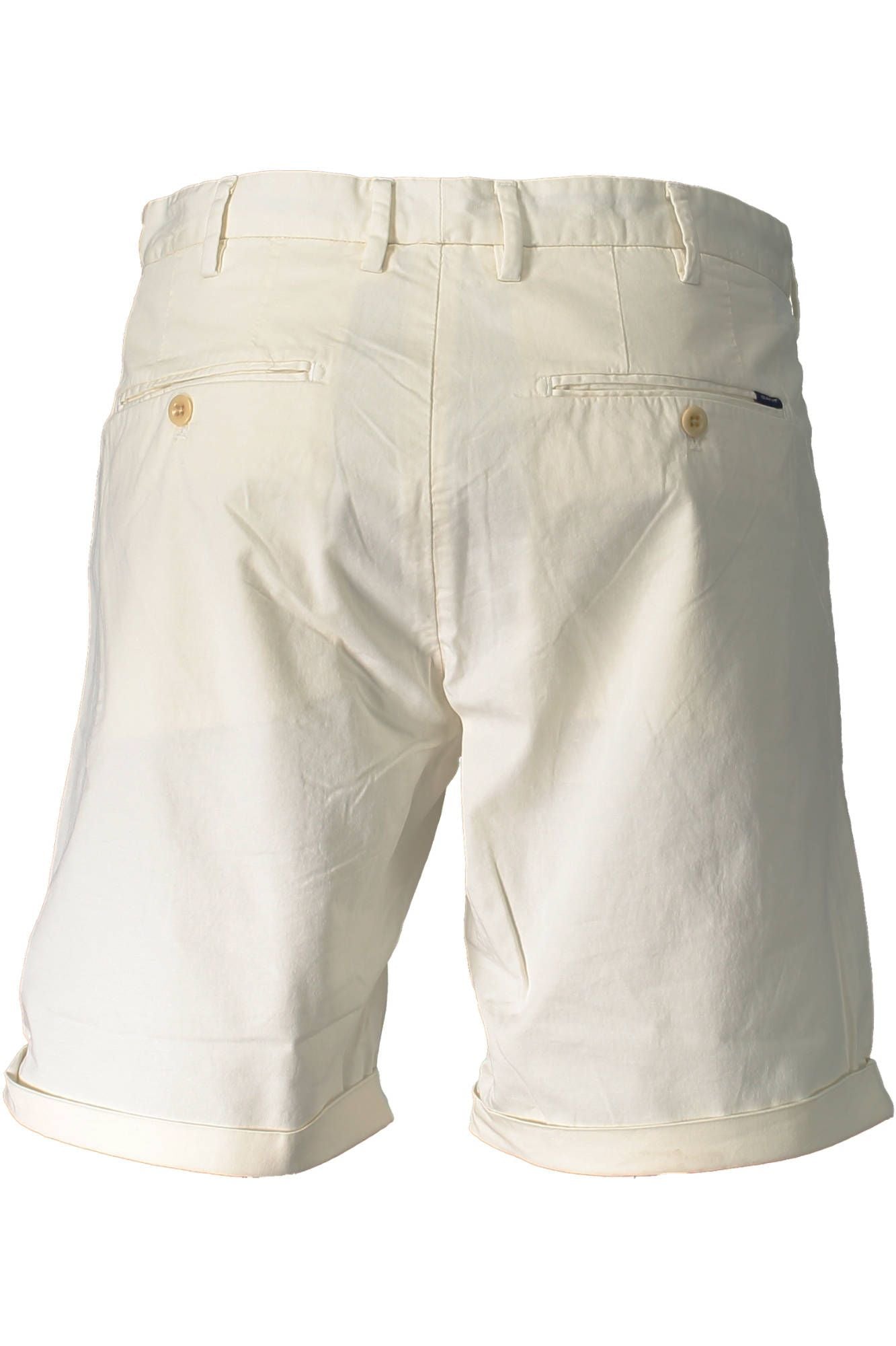White Cotton Men Bermuda