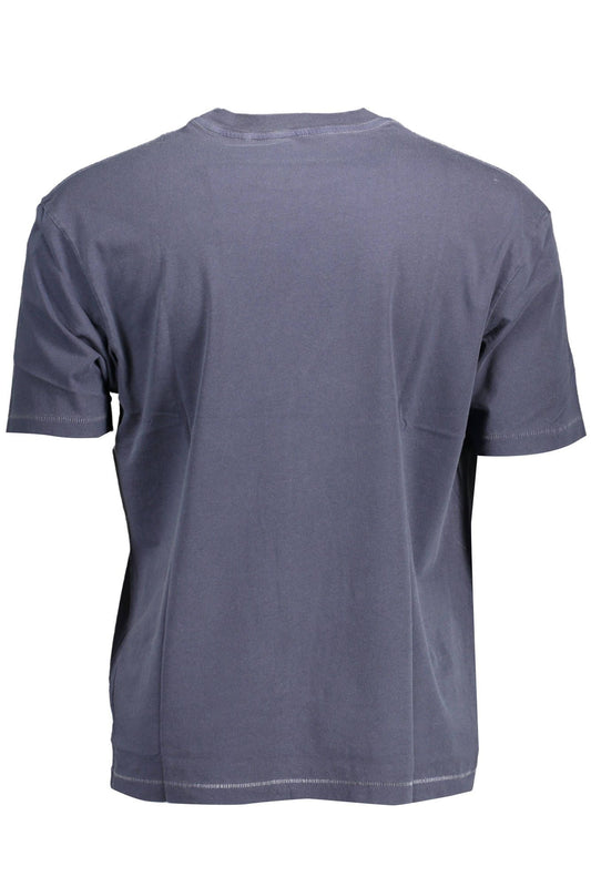 Blue Organic Cotton Men T-Shirt