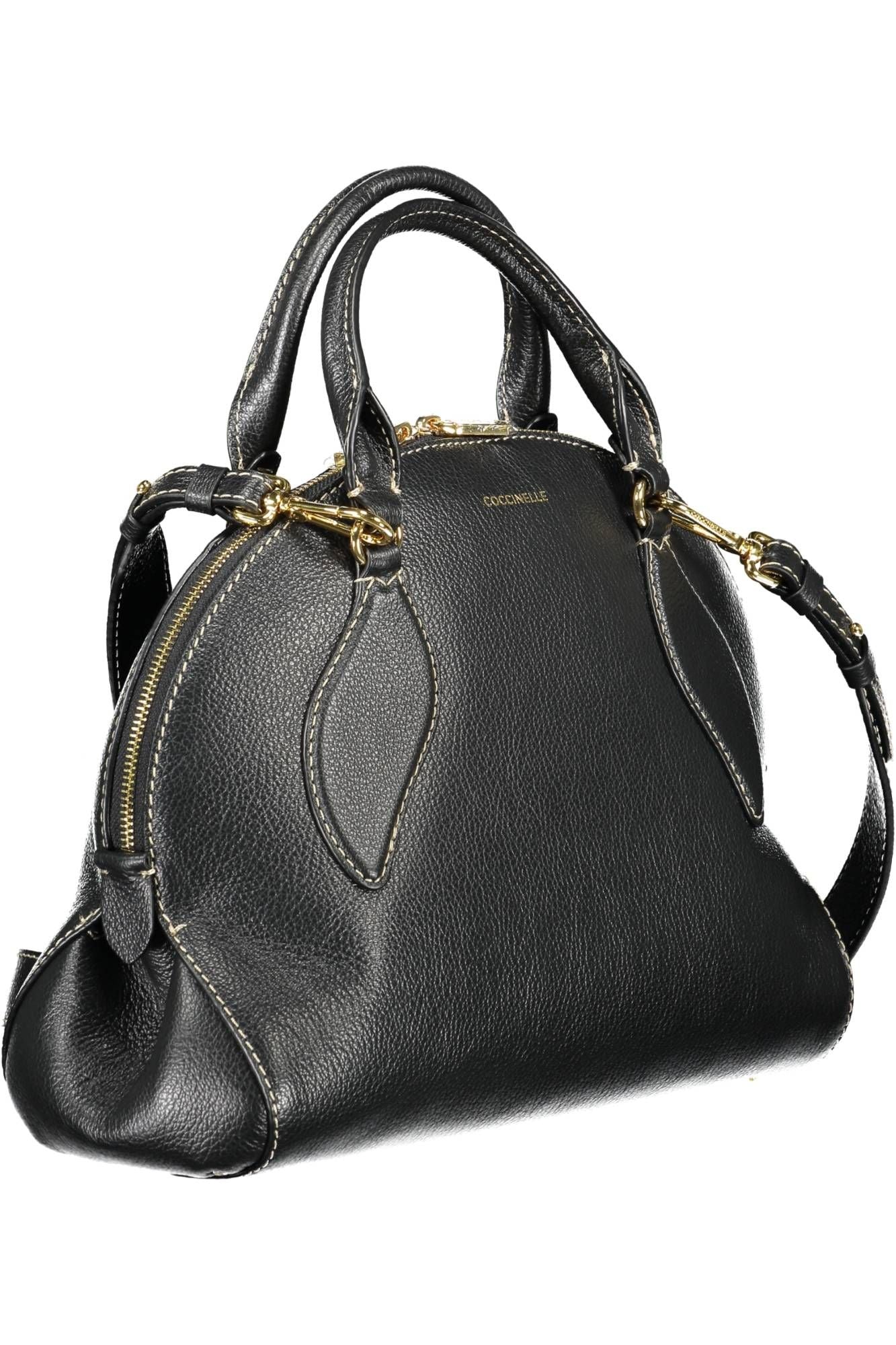 Black Leather Women Handbag