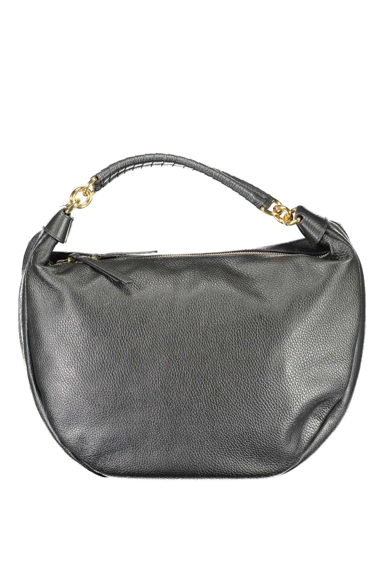 Black Leather Women Handbag