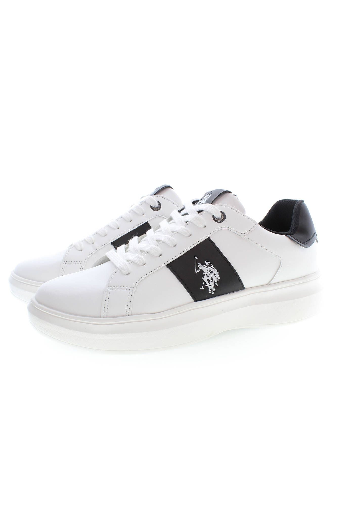 White Polyester Men Sneaker