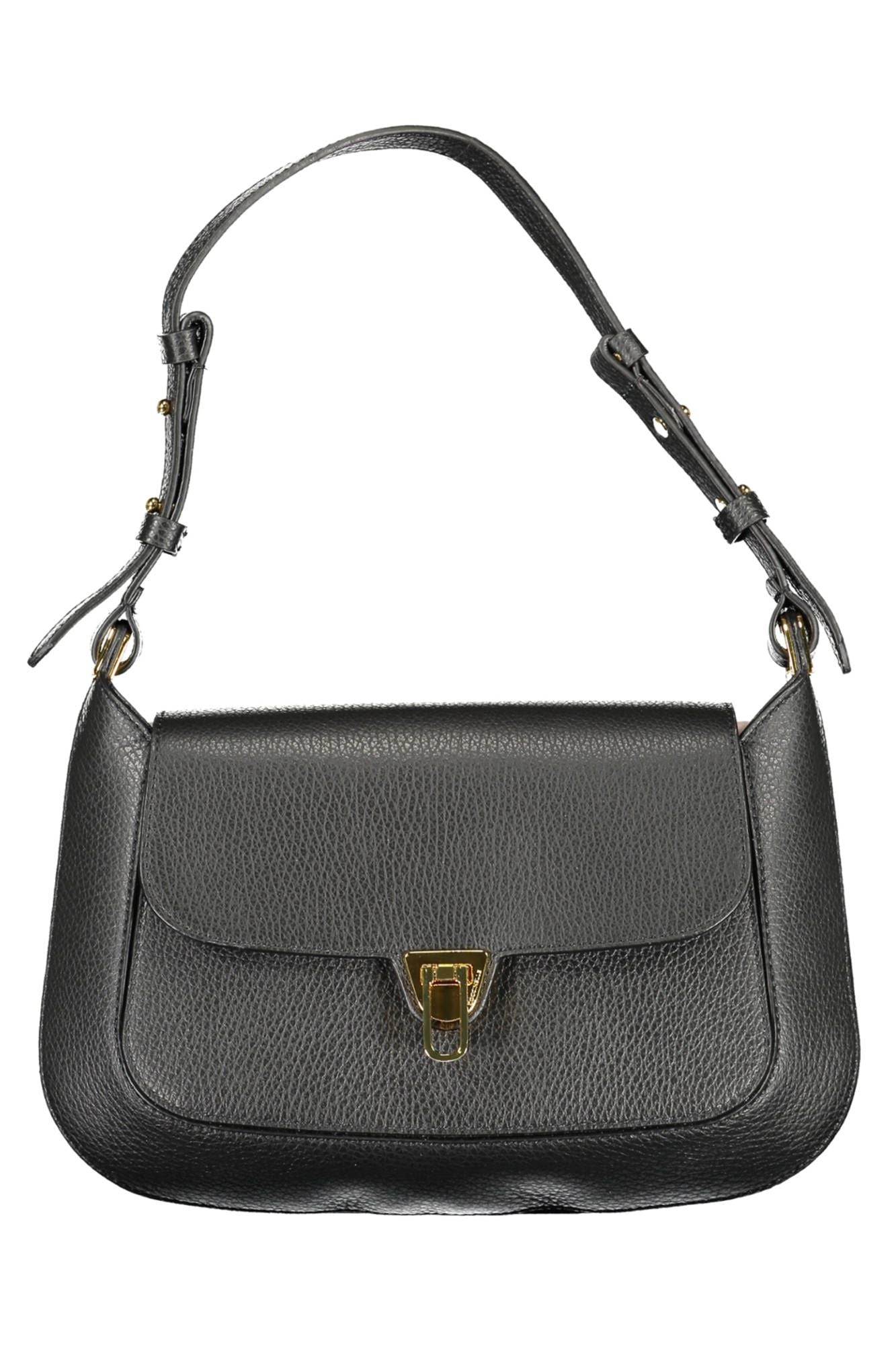 Black Leather Women Handbag