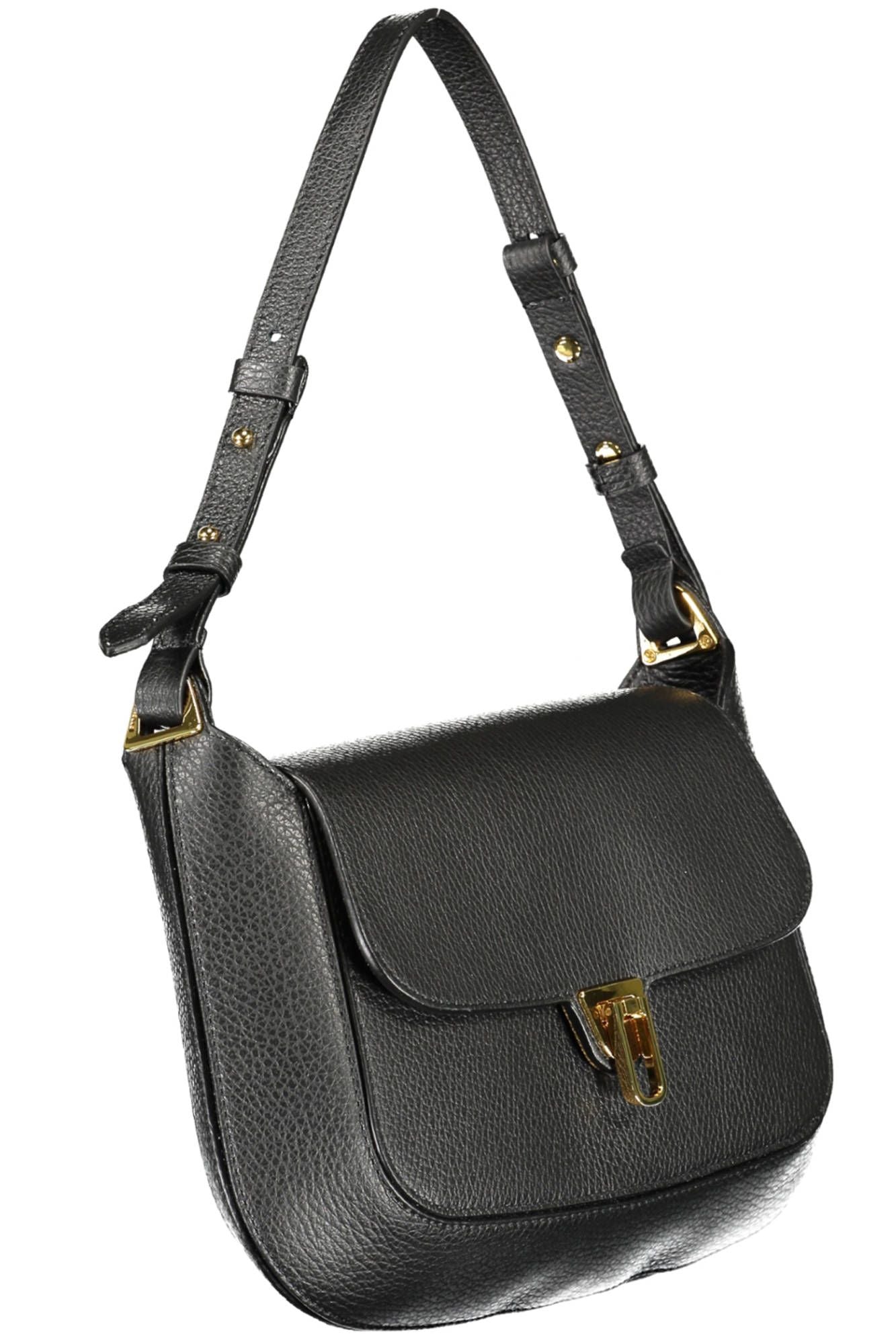 Black Leather Women Handbag
