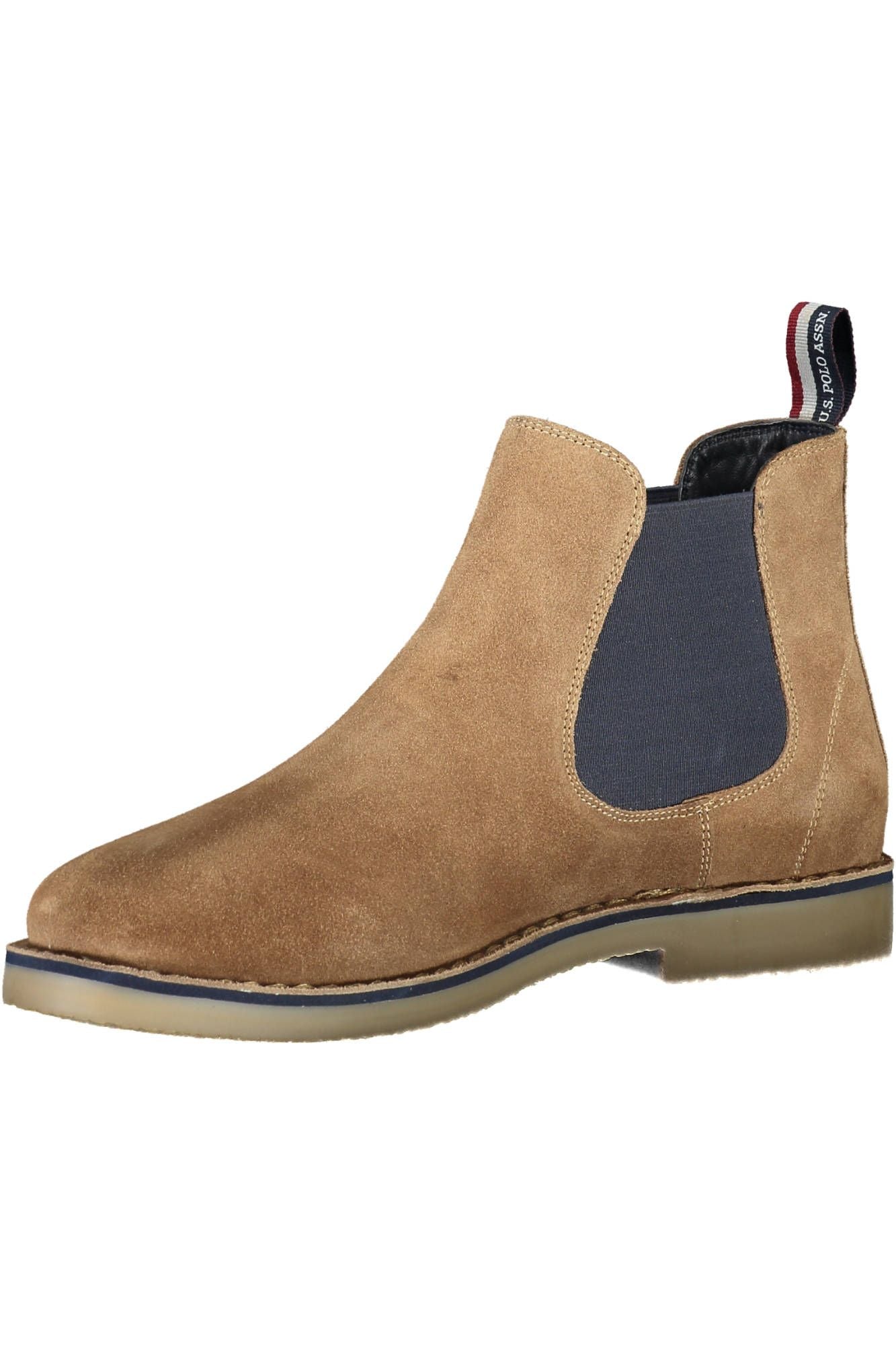 Beige Polyester Men Ankle Boot