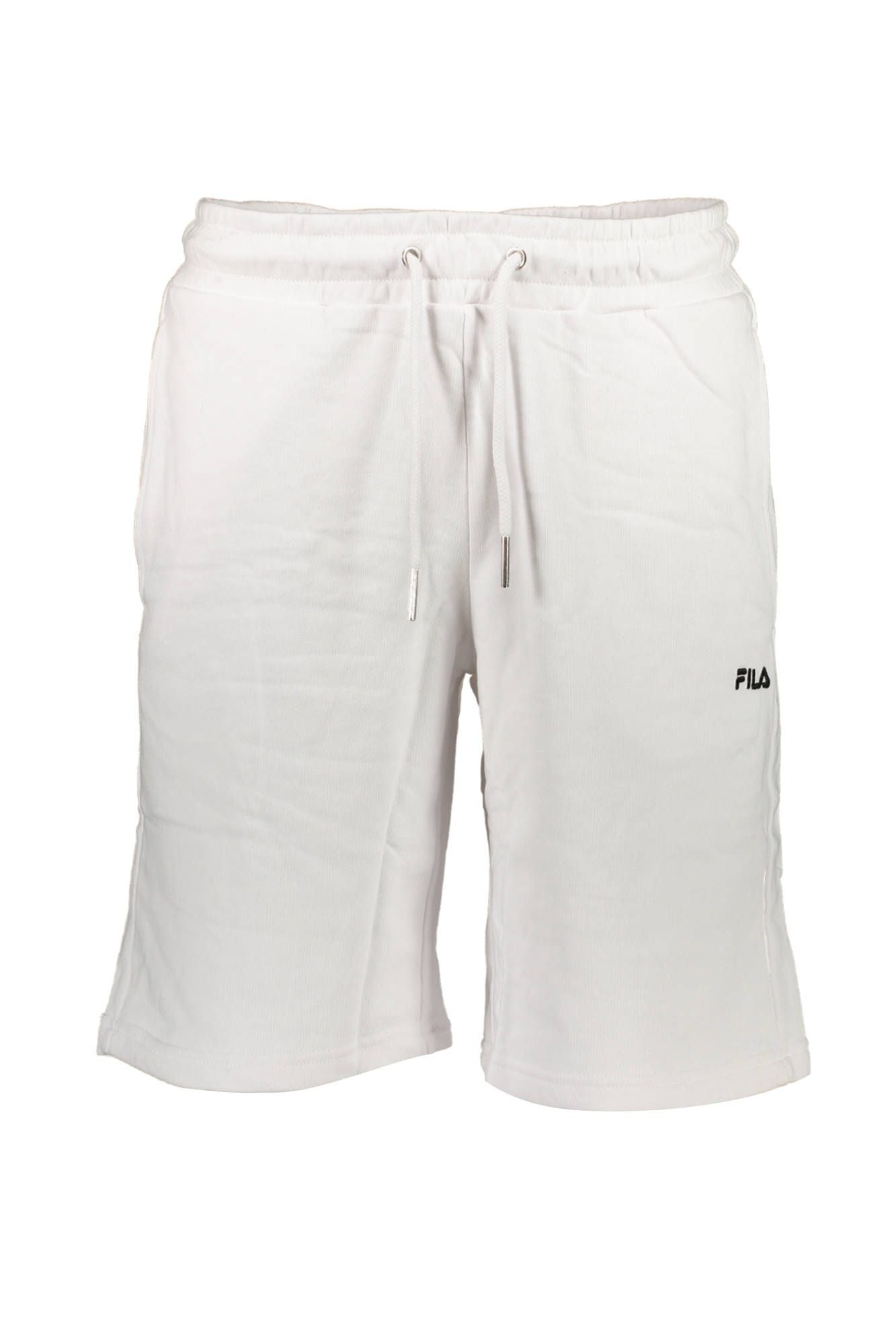 White Cotton Men Bermuda