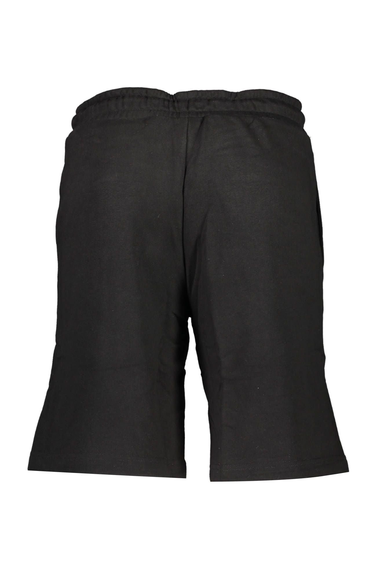 Black Cotton Men Bermuda