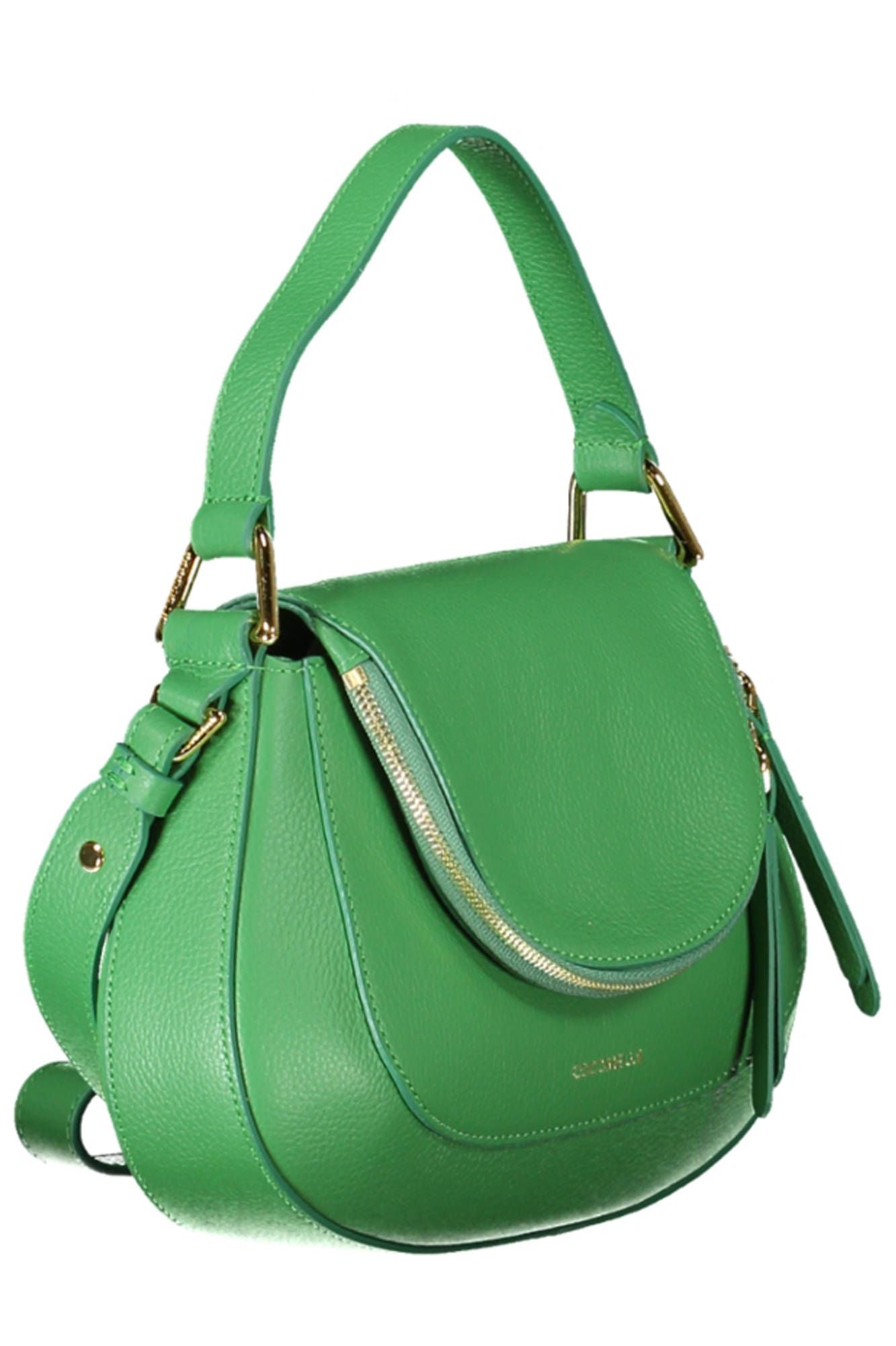 Green Leather Women Handbag