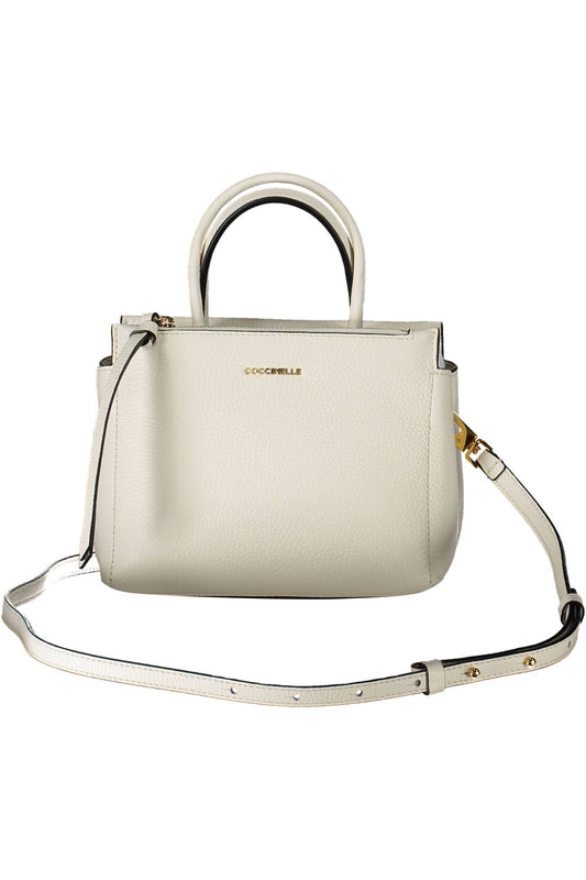White Leather Women Handbag