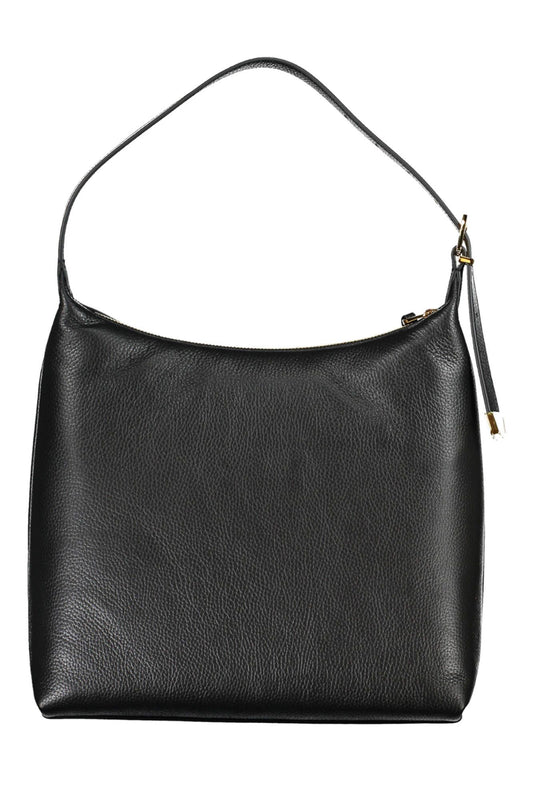 Black Leather Women Handbag