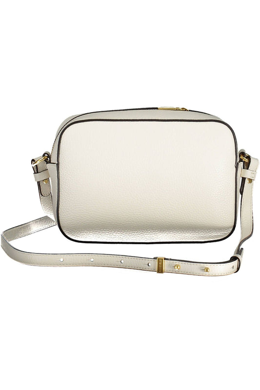 White Leather Women Handbag
