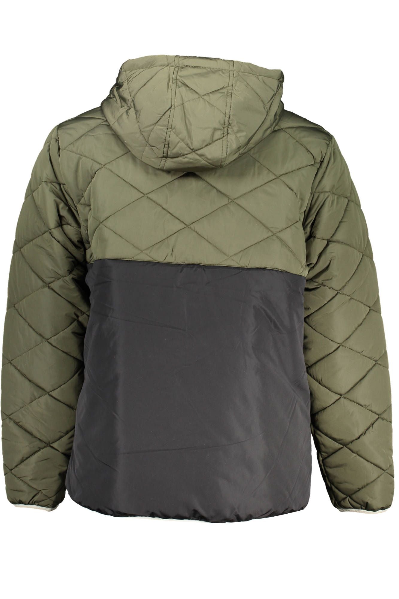 Green Polyester Mens Jacket