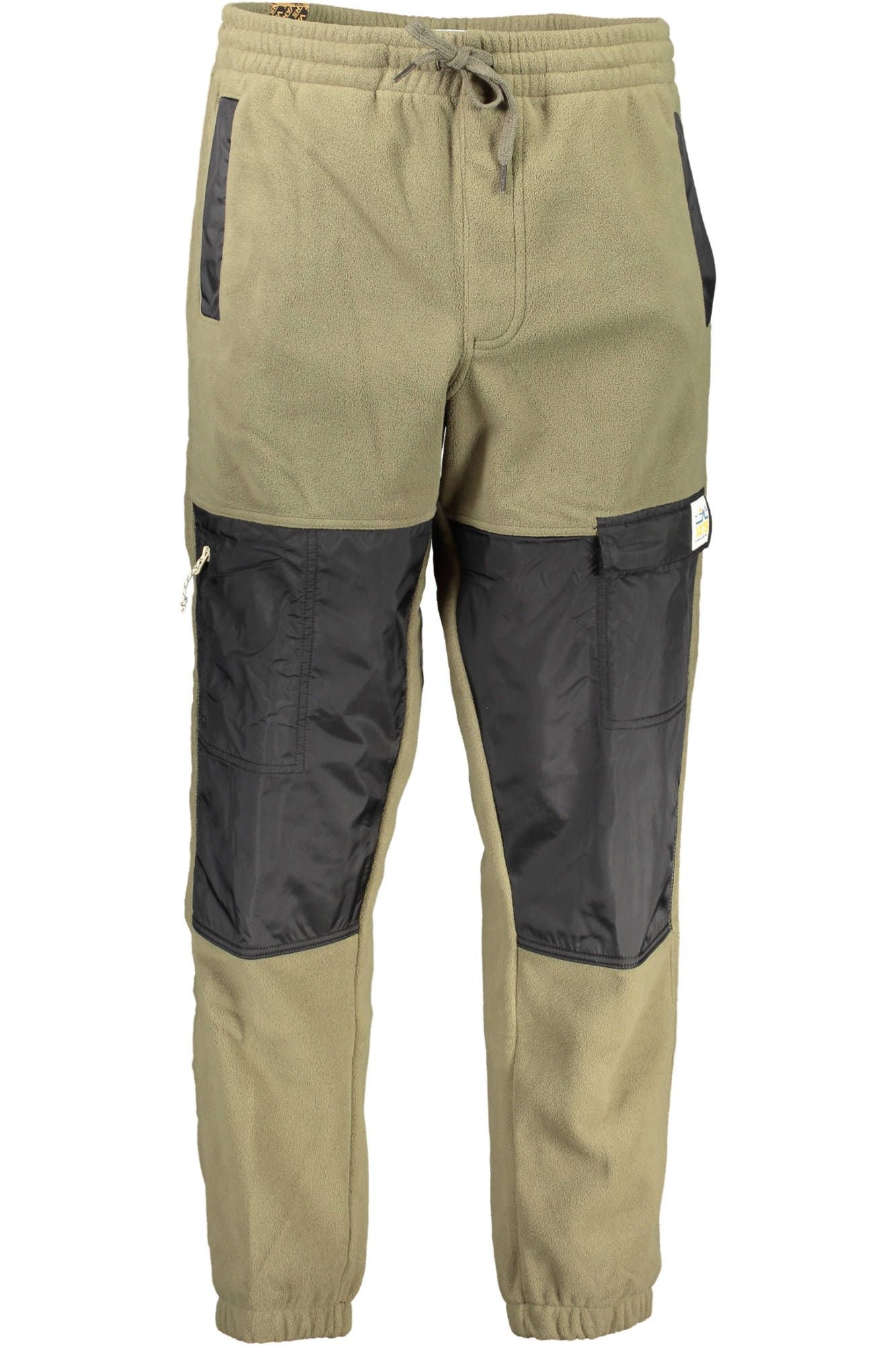 Green Polyester Men Sports Trouser