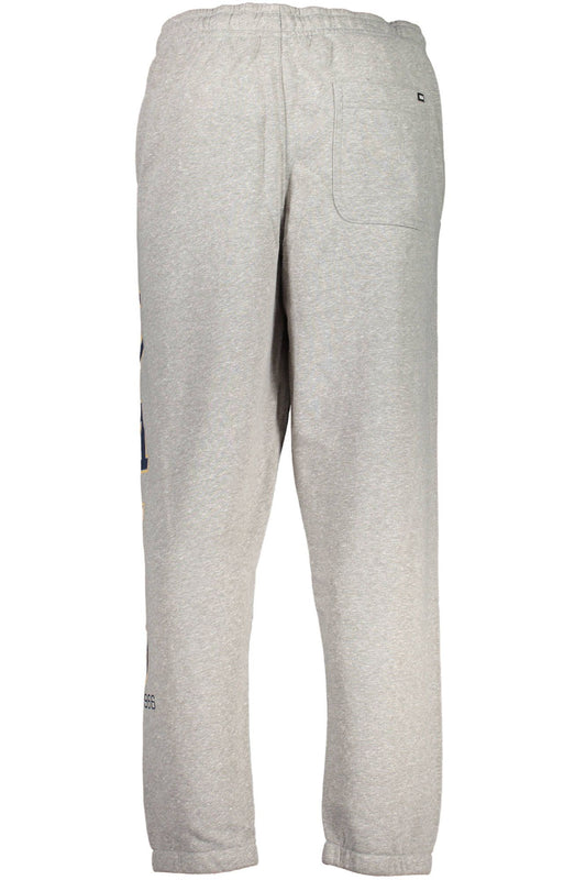 Gray Cotton Men Sports Trouser
