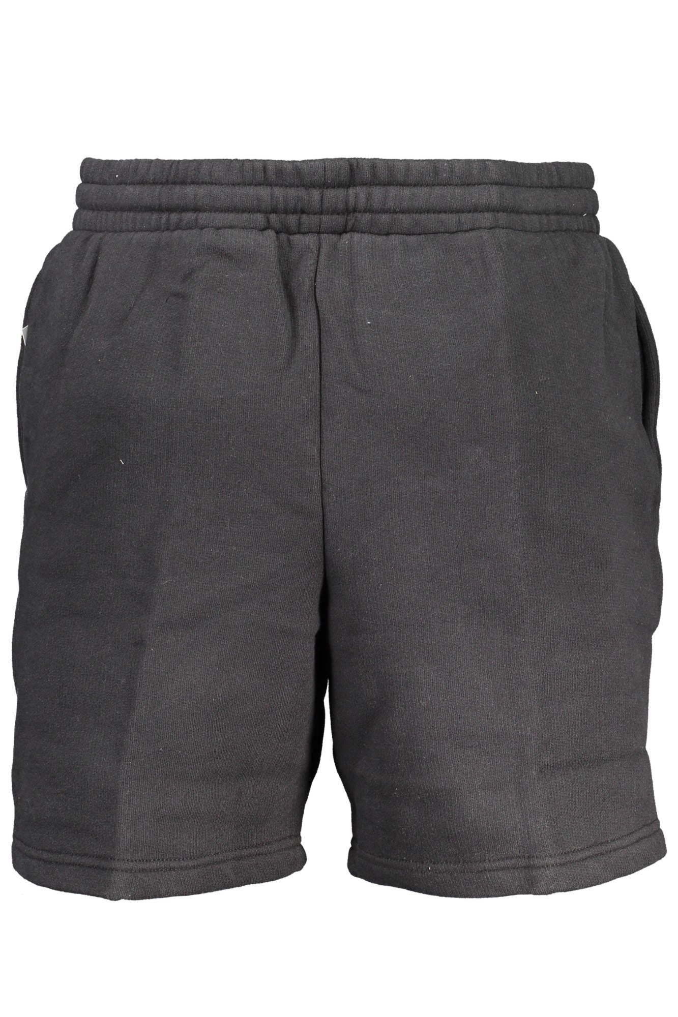 Black Cotton Men Short