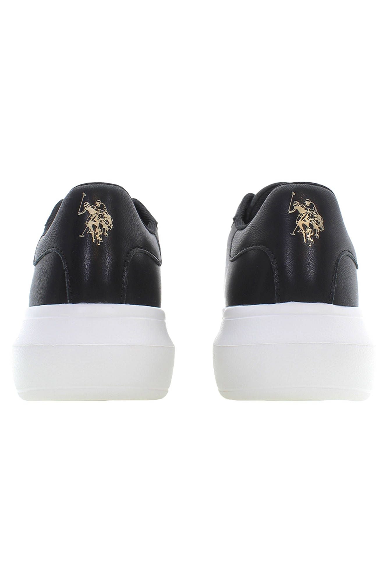 Black Polyester Women Sneaker