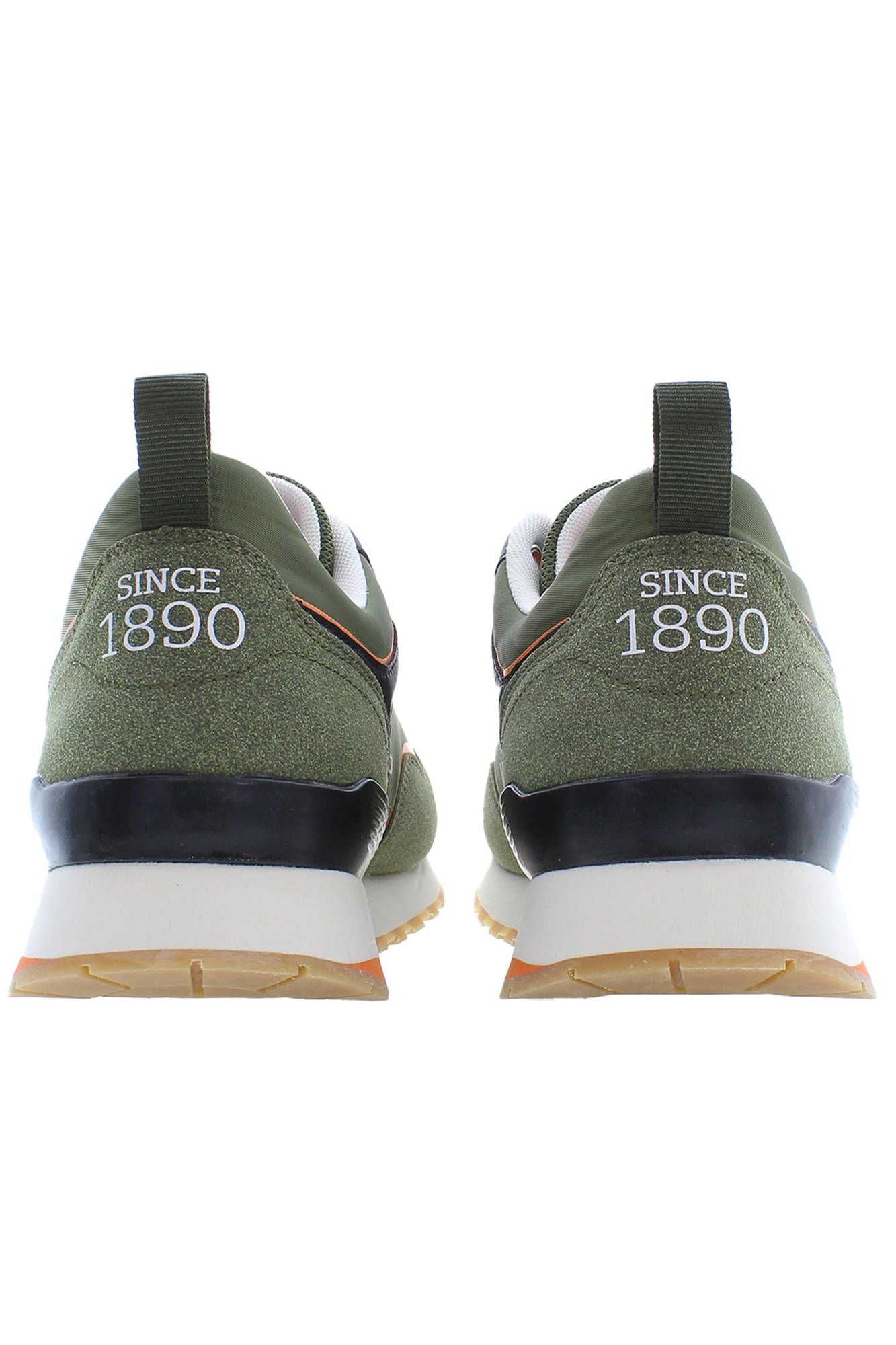 Green Polyester Men Sneaker