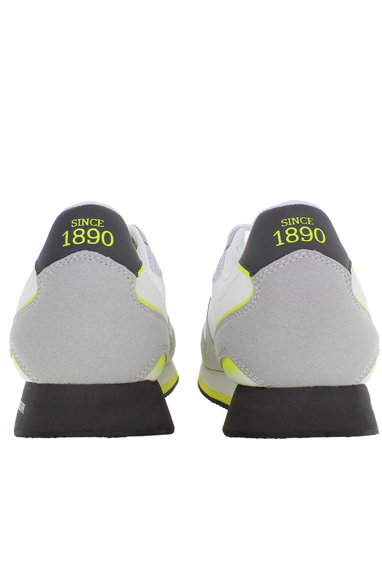White Polyester Men Sneaker