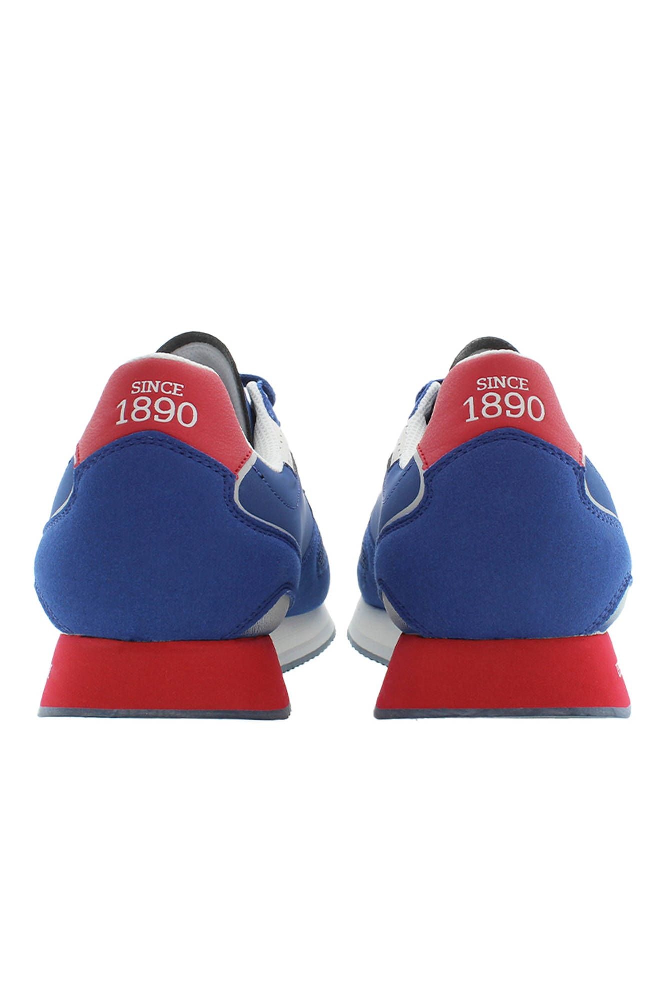 Blue Polyester Men Sneaker