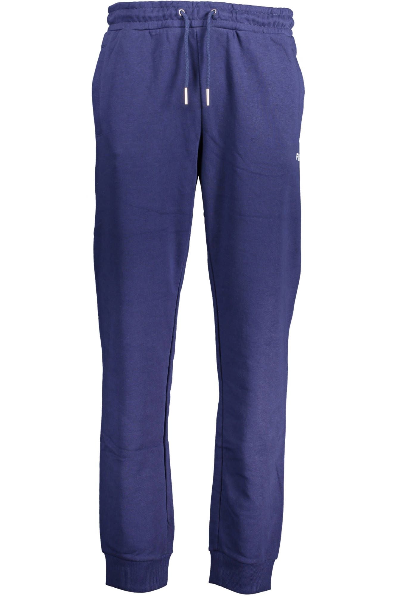 Blue Cotton Men Sports Trouser