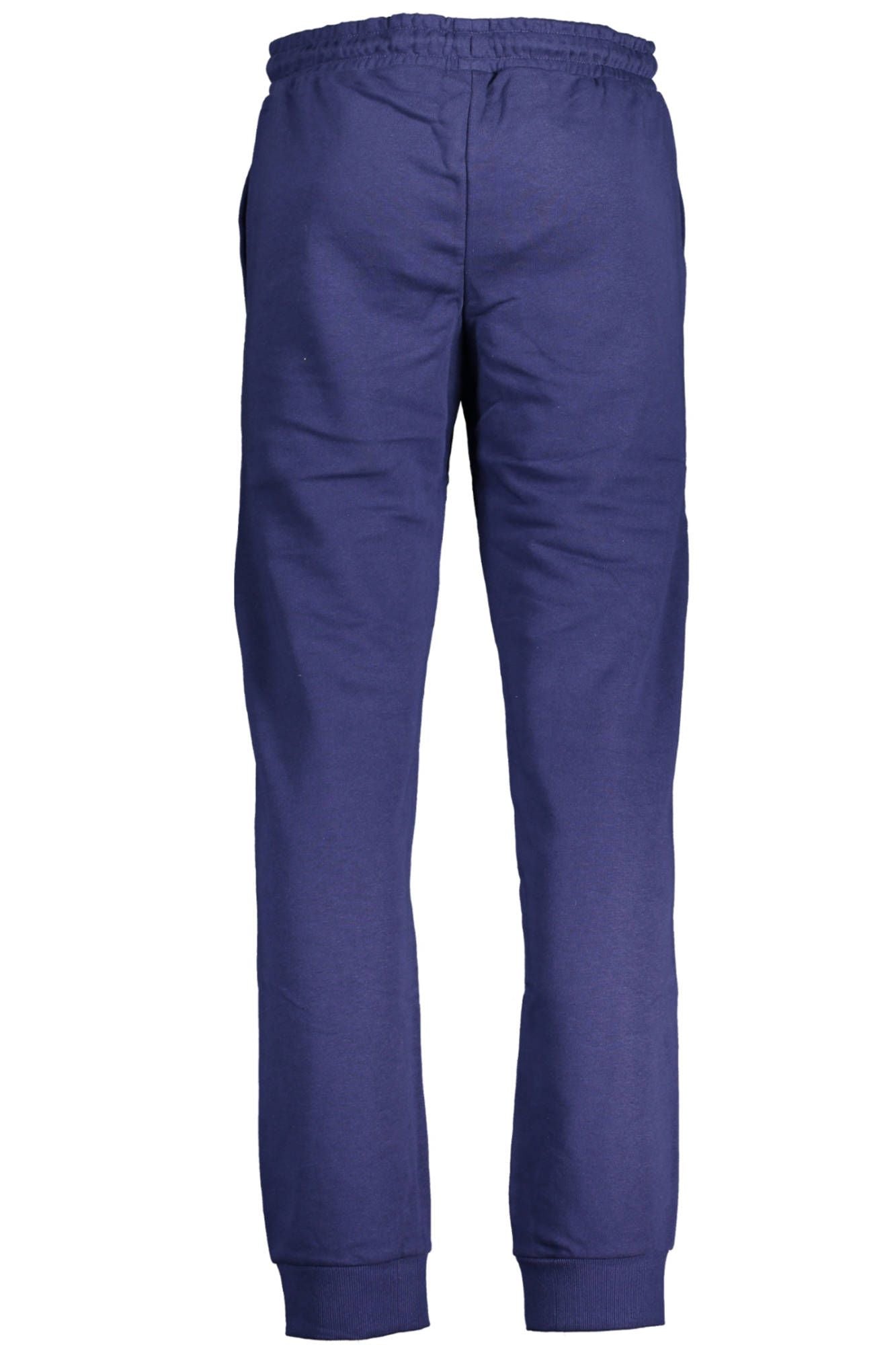 Blue Cotton Men Sports Trouser