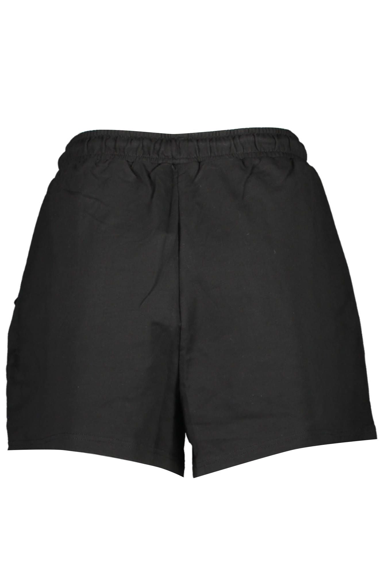 Black Cotton Women Short