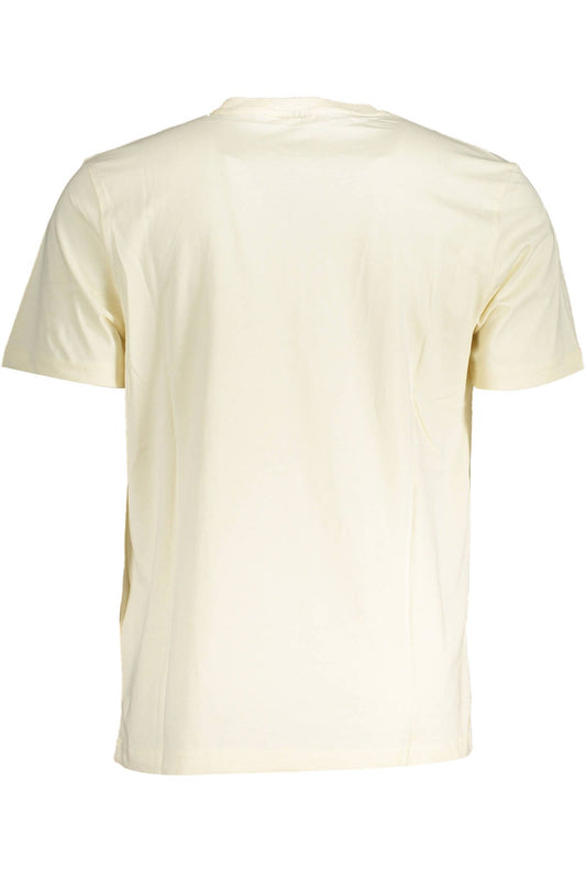 White Cotton Men T-Shirt