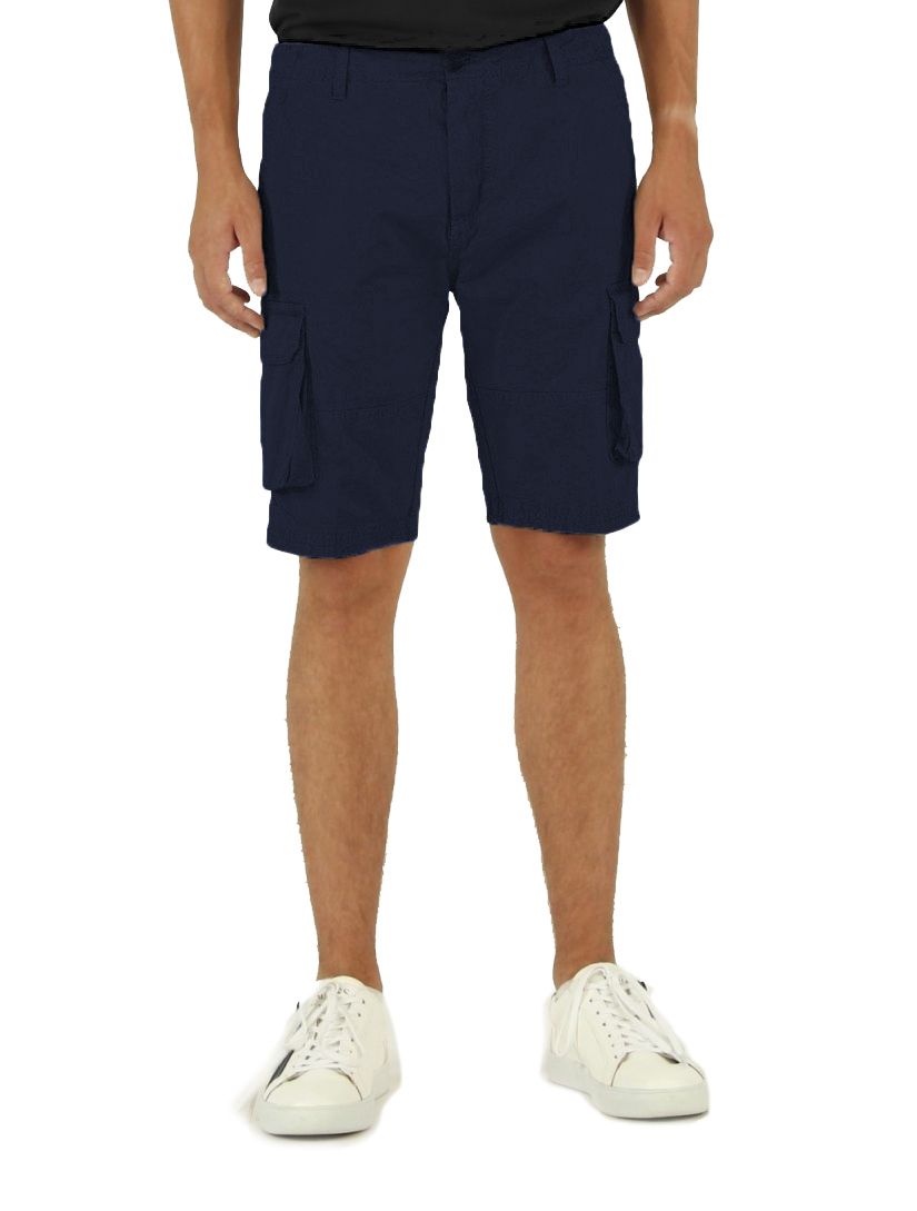 Blue Cotton Men's Bermuda Short