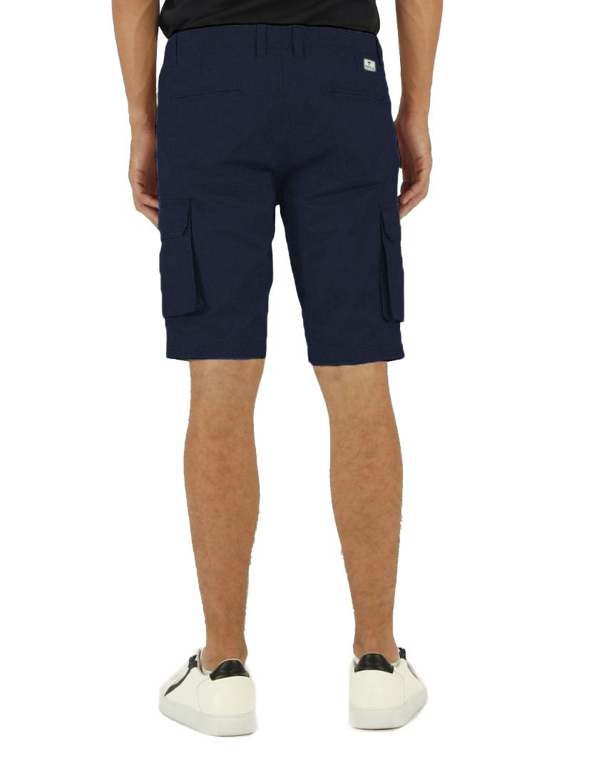 Blue Cotton Men's Bermuda Short