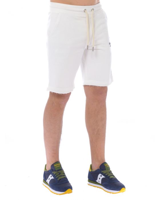 White Cotton Men Short