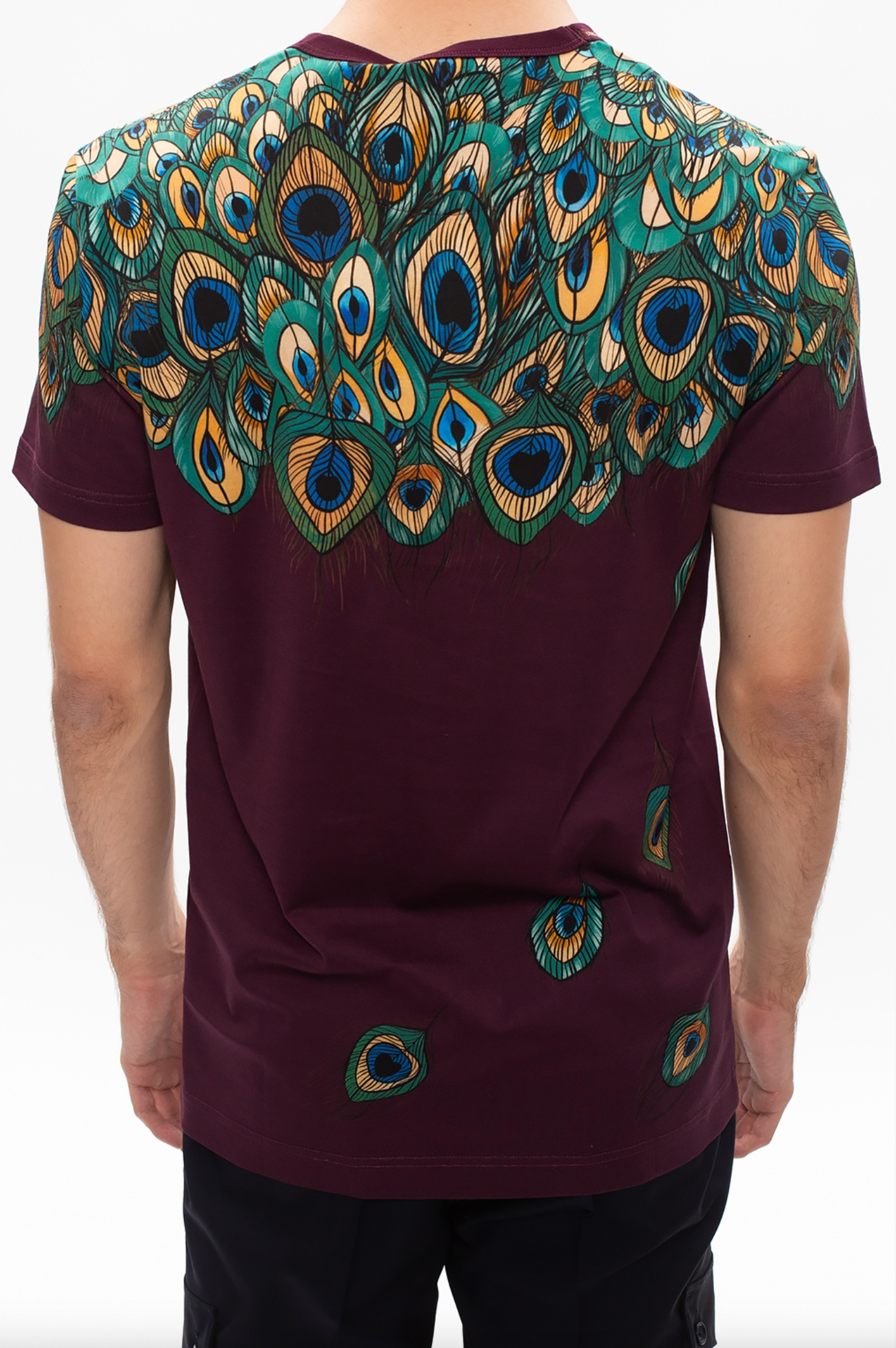 Red Cotton Men T-Shirt