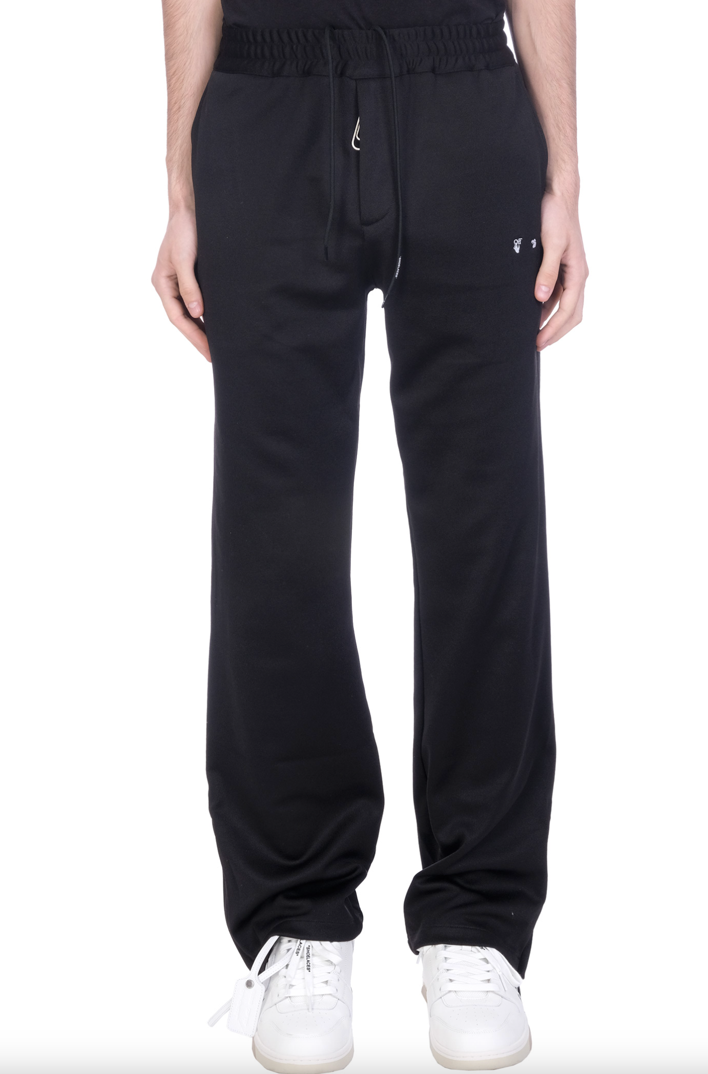 Black Cotton Men Pants