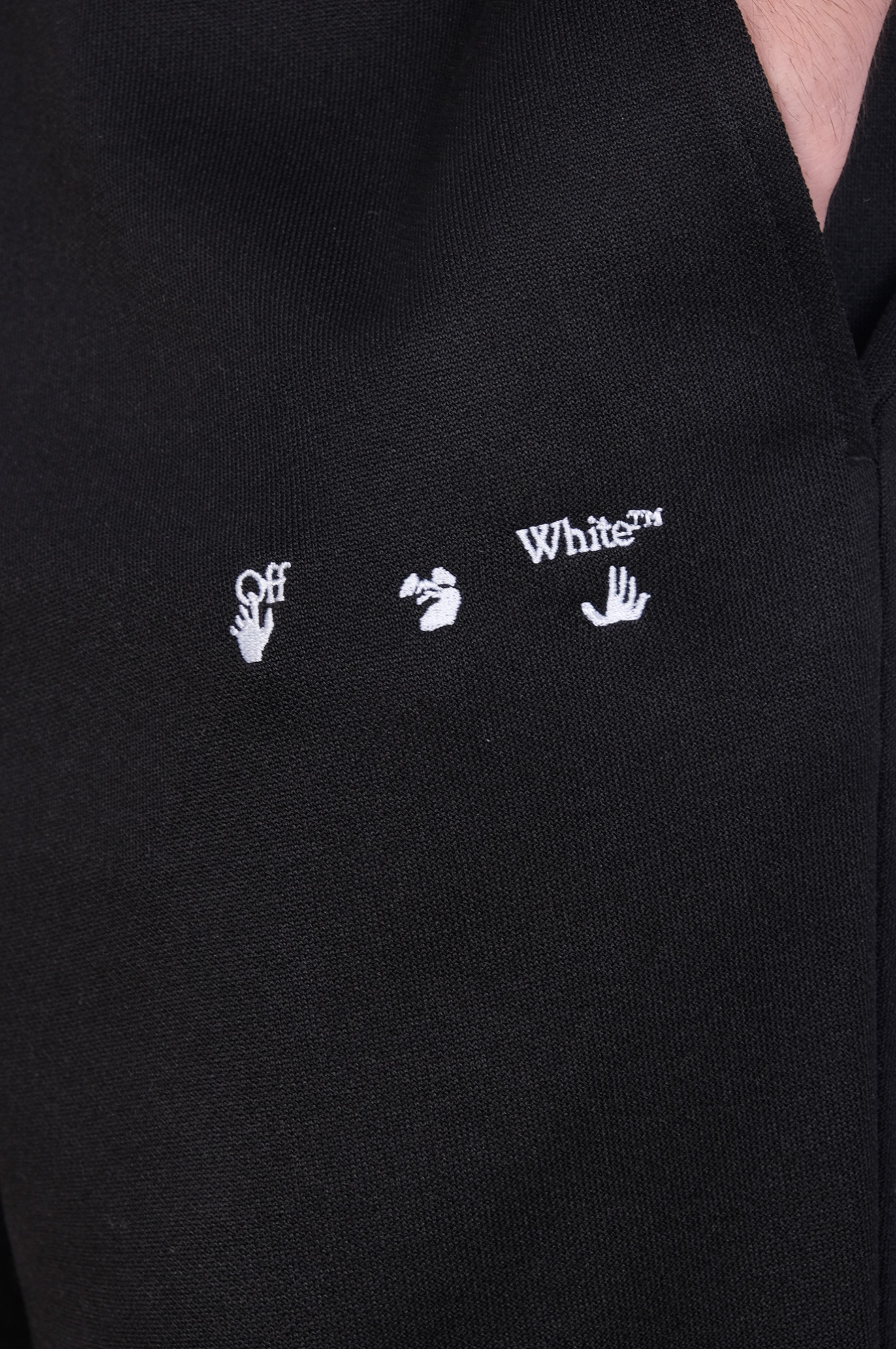 Black Cotton Men Pants