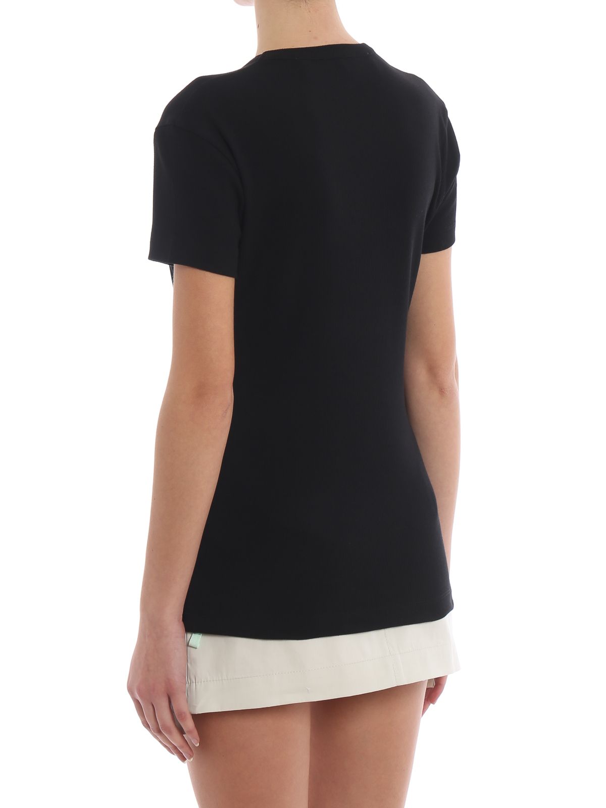 Black Modal Women T-Shirt