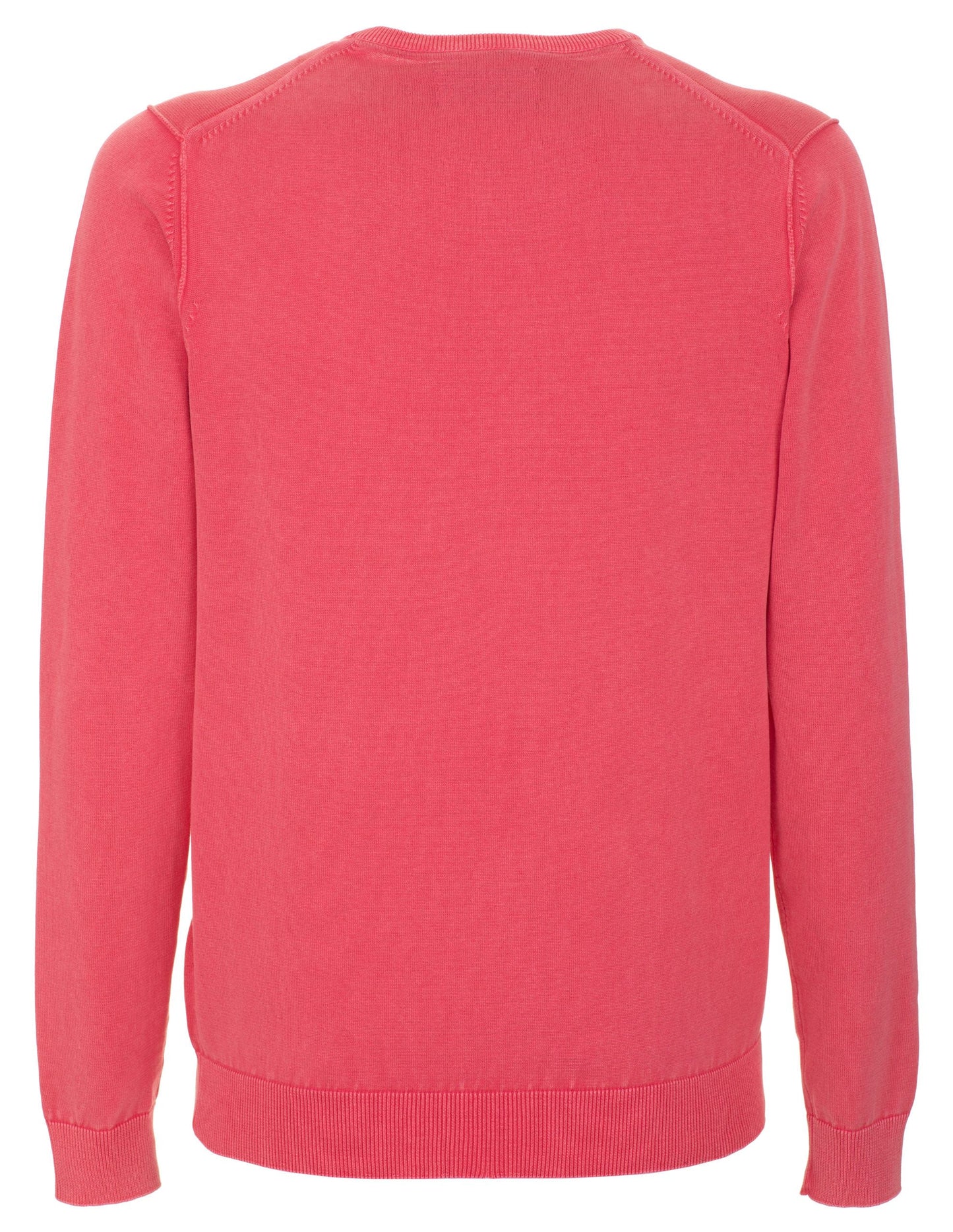 Red Cotton Men Sweater