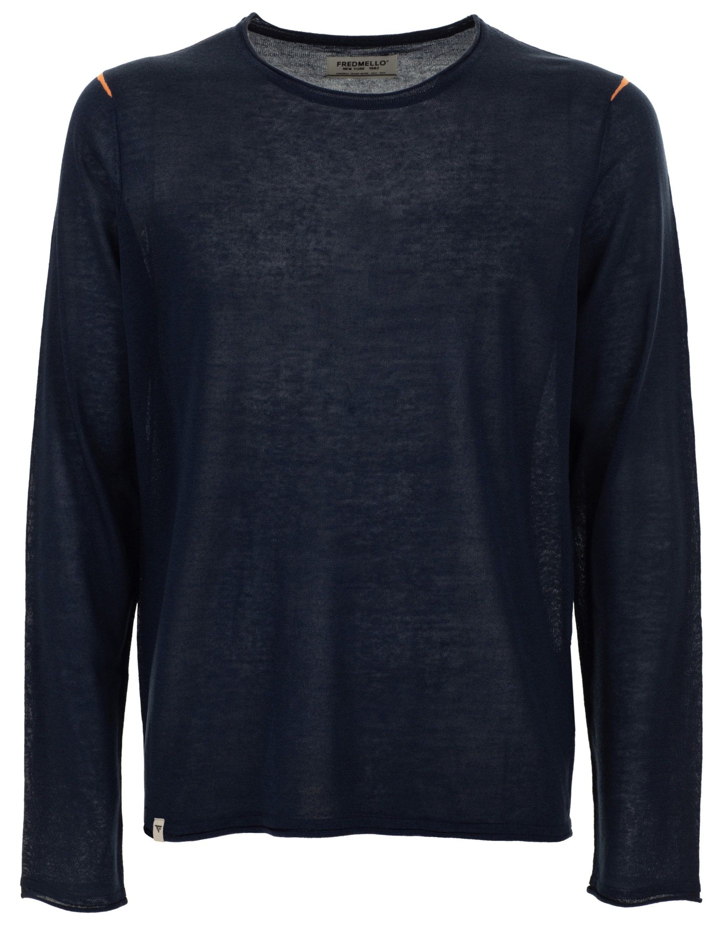 Blue Acrylic Men Sweater
