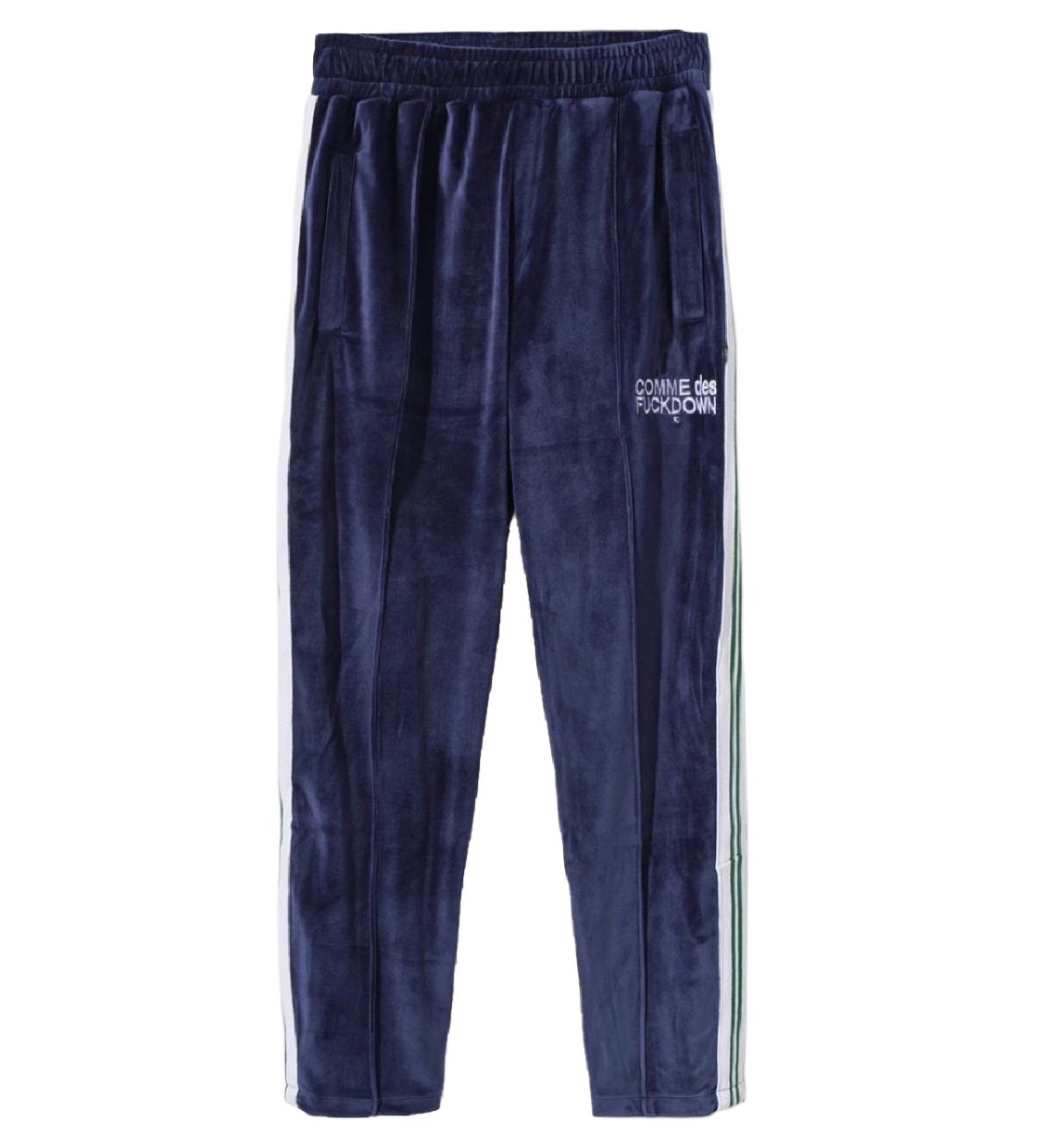 Blue Polyester Men Sweatpant
