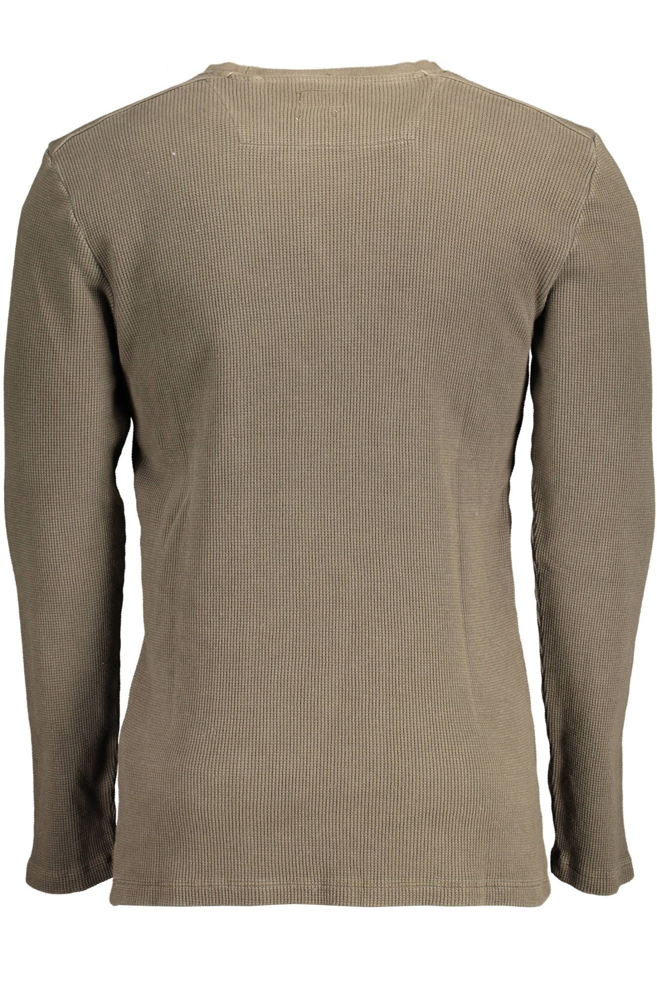 Green Cotton Men Shirt