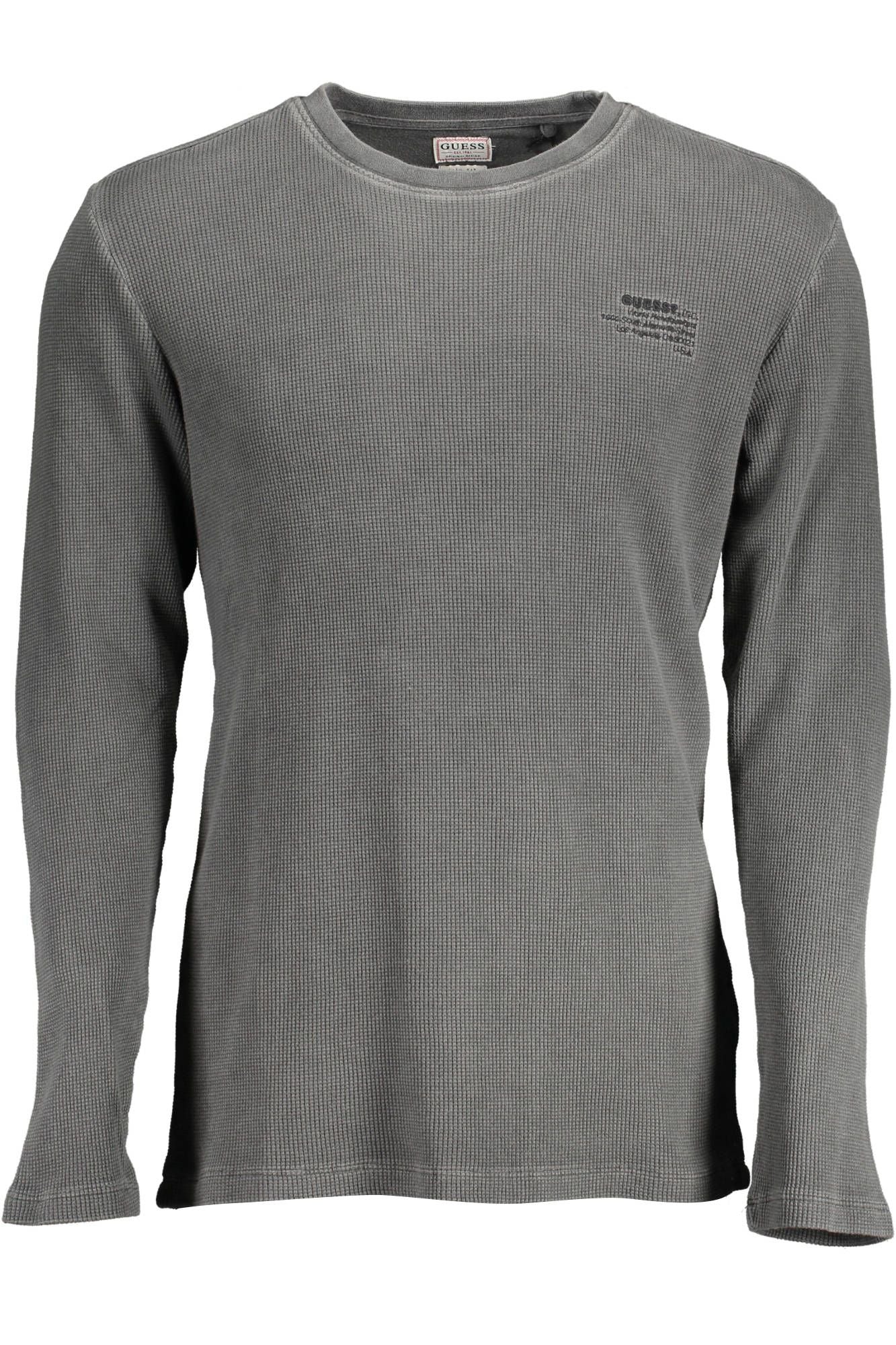 Gray Cotton Men Sweater