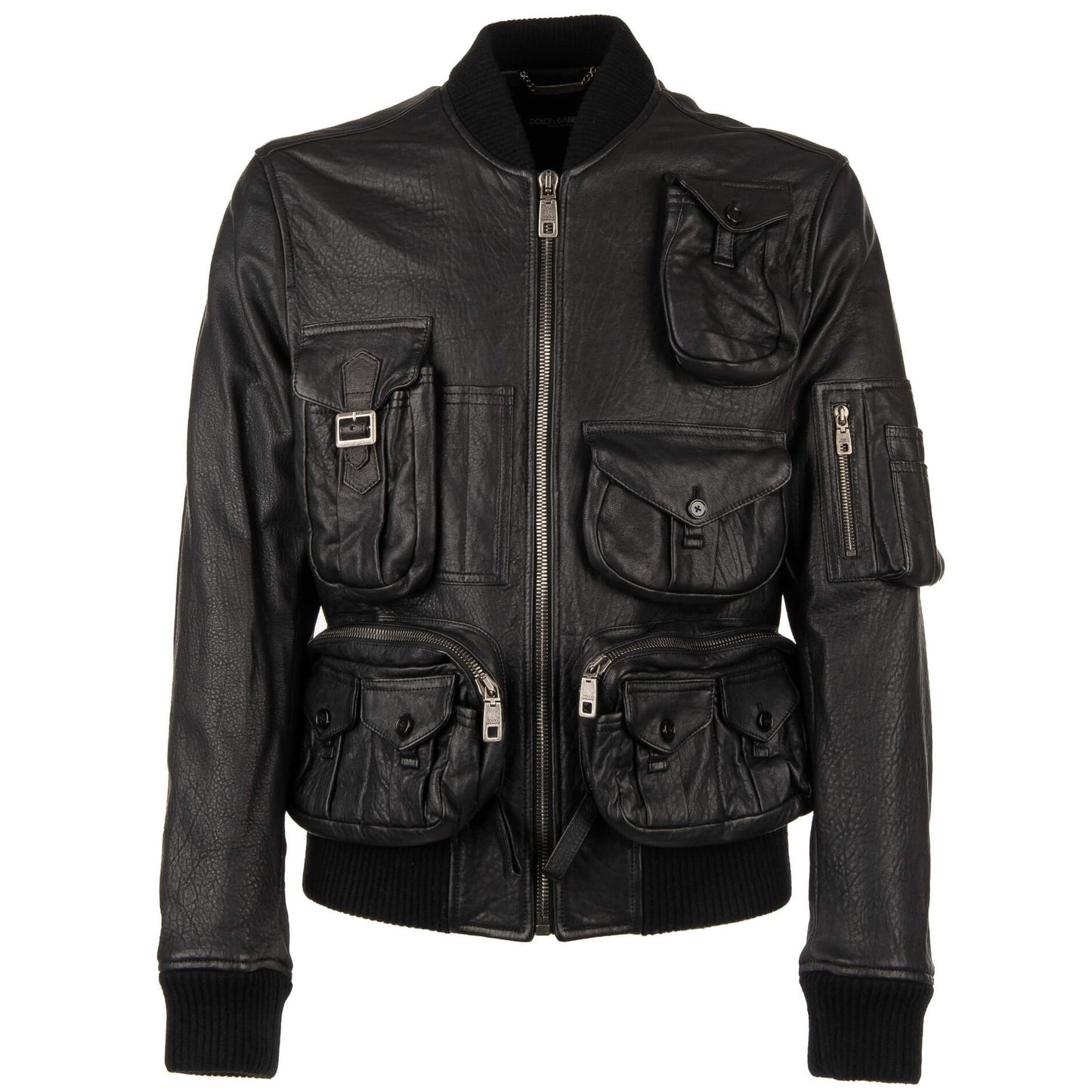 Black Lambskin Men Jacket