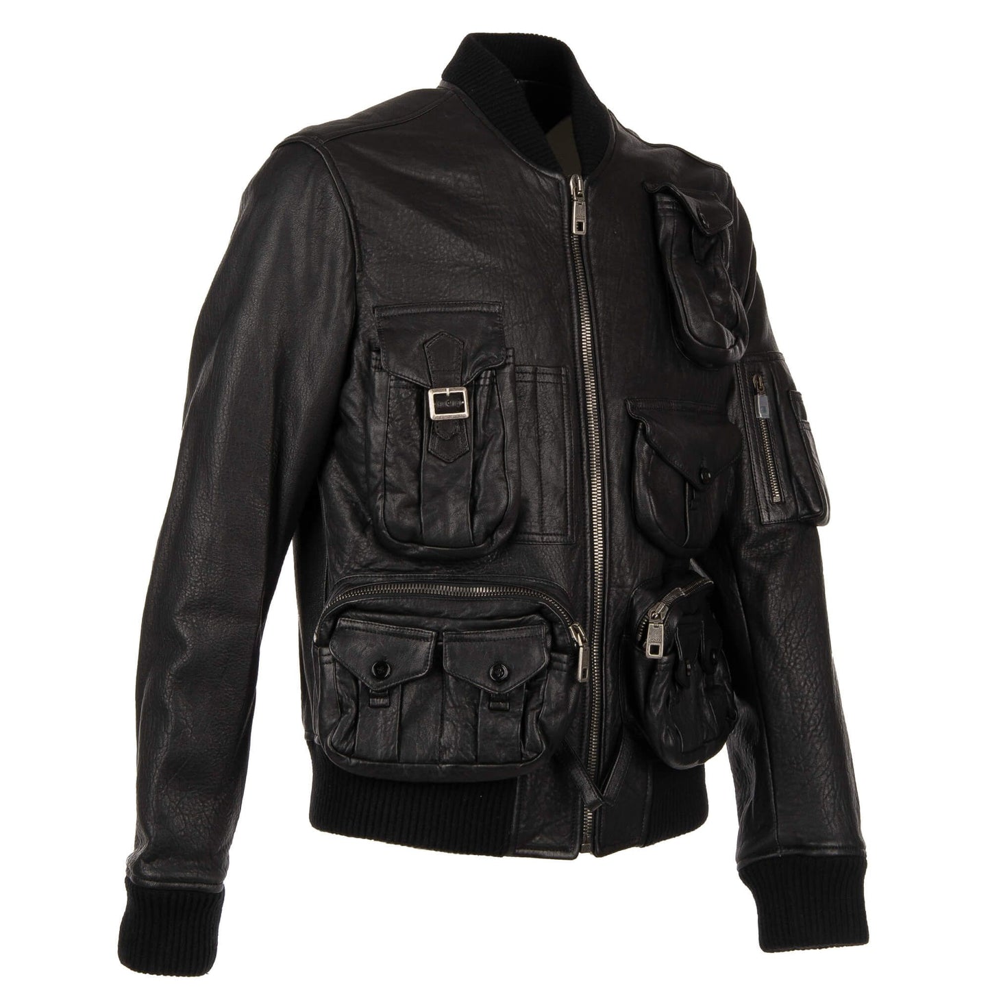 Black Lambskin Men Jacket