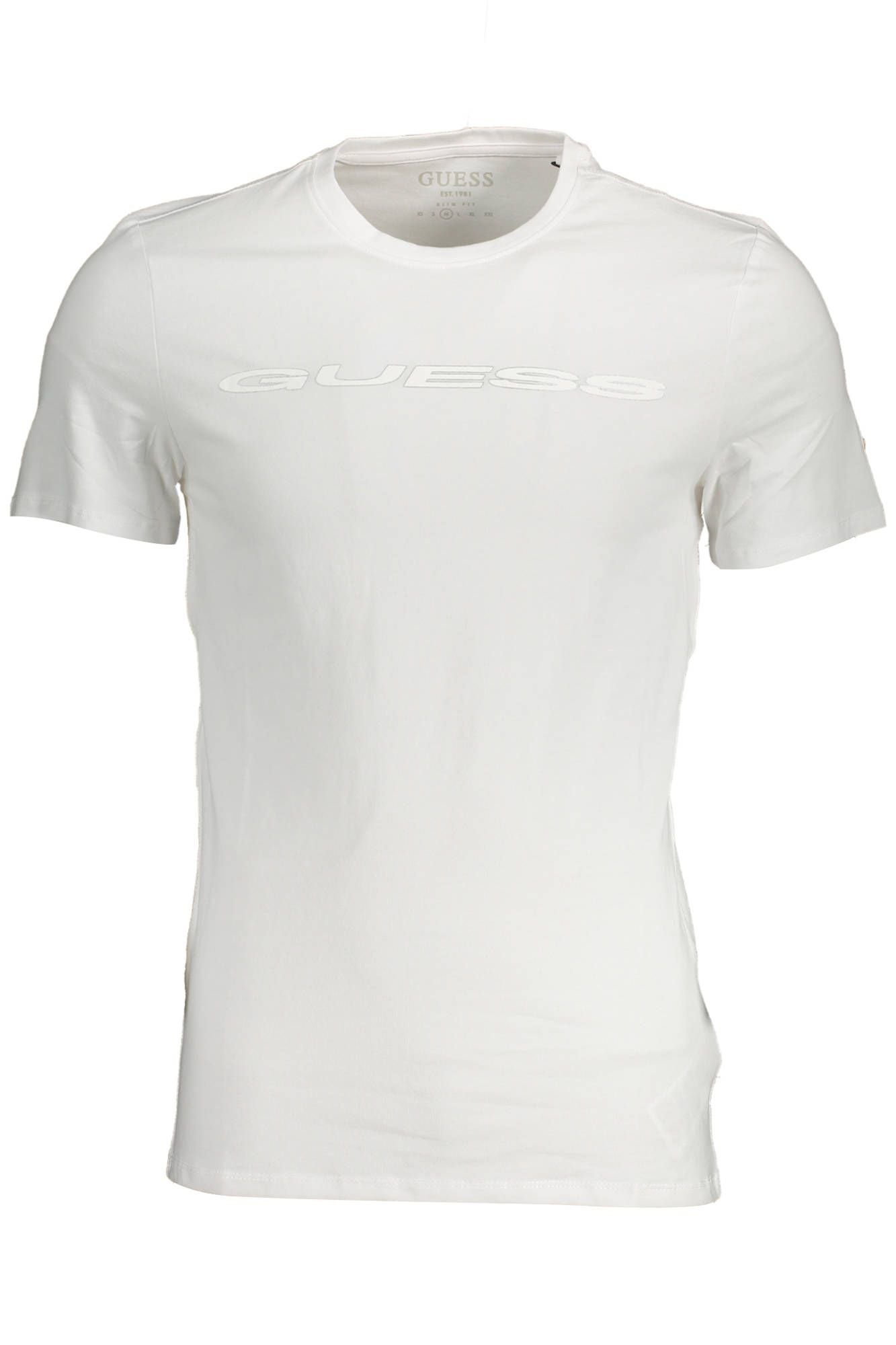 White Cotton Men T-Shirt