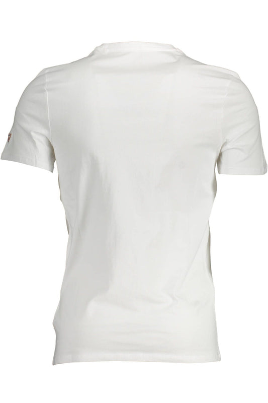 White Cotton Men T-Shirt