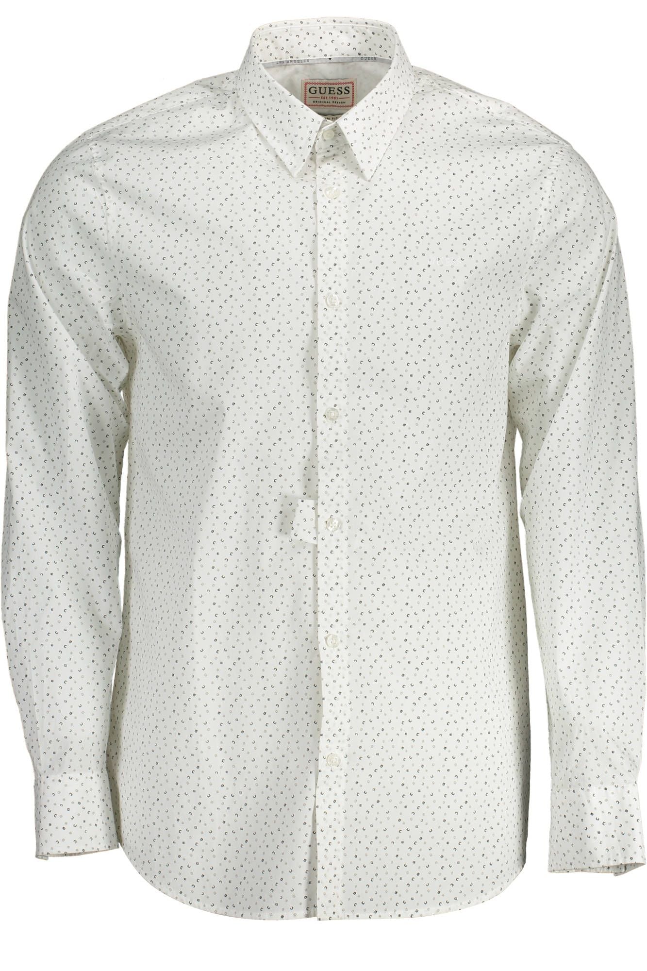 White Cotton Men Shirt