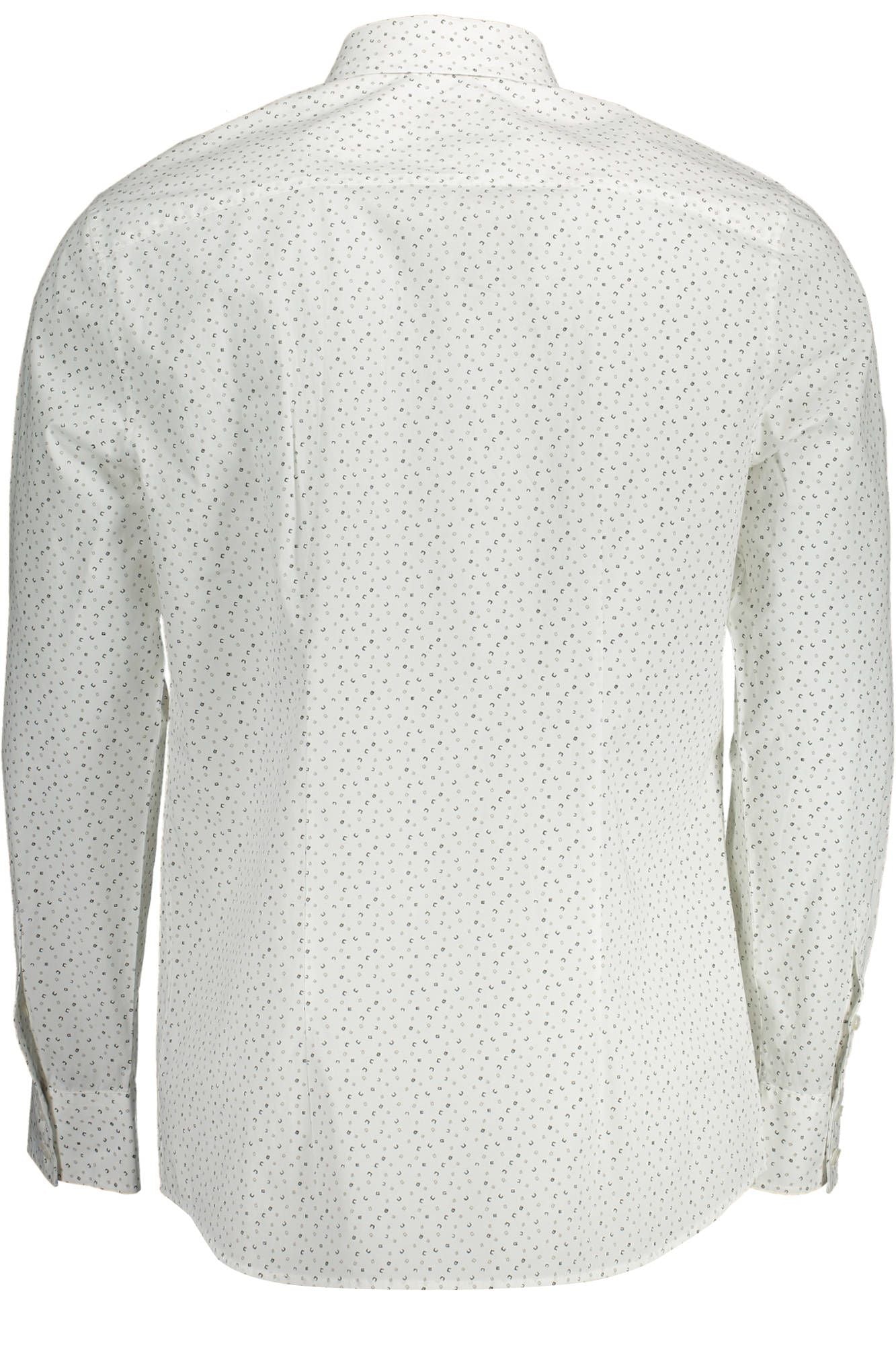 White Cotton Men Shirt