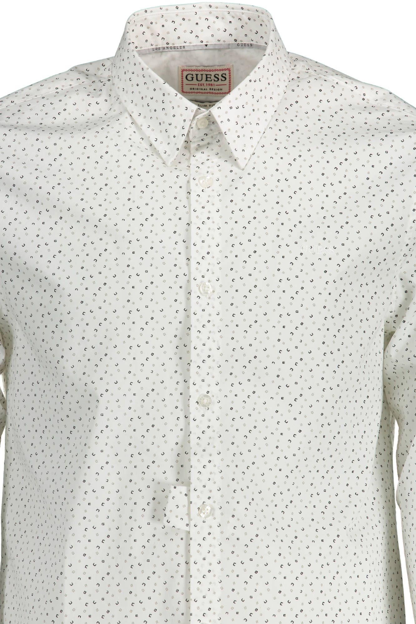 White Cotton Men Shirt