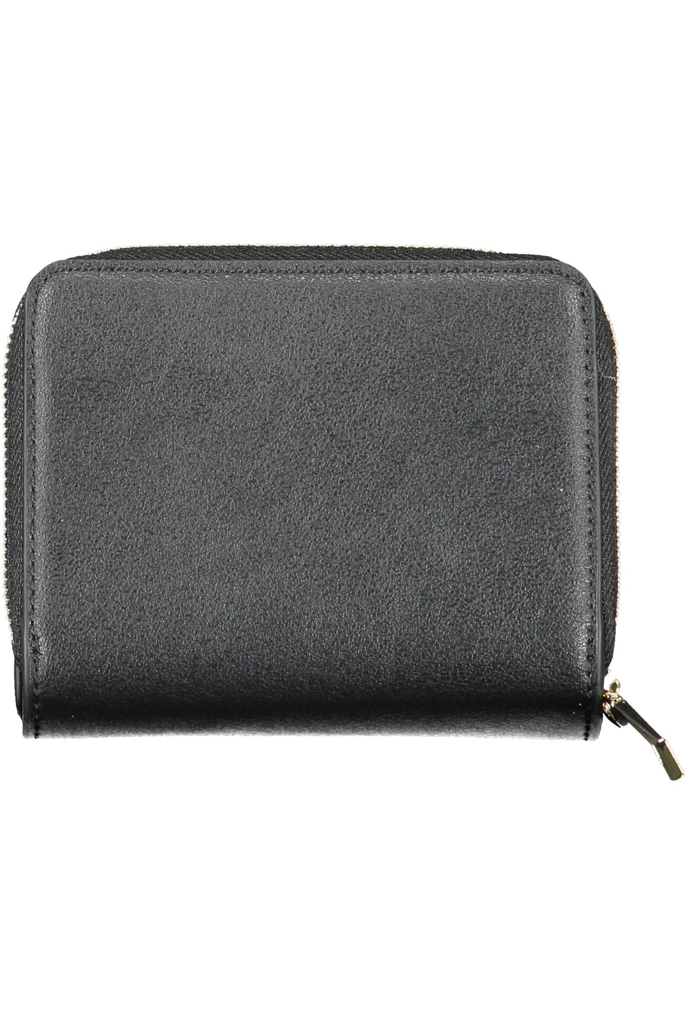 Black Polyester Women Wallet