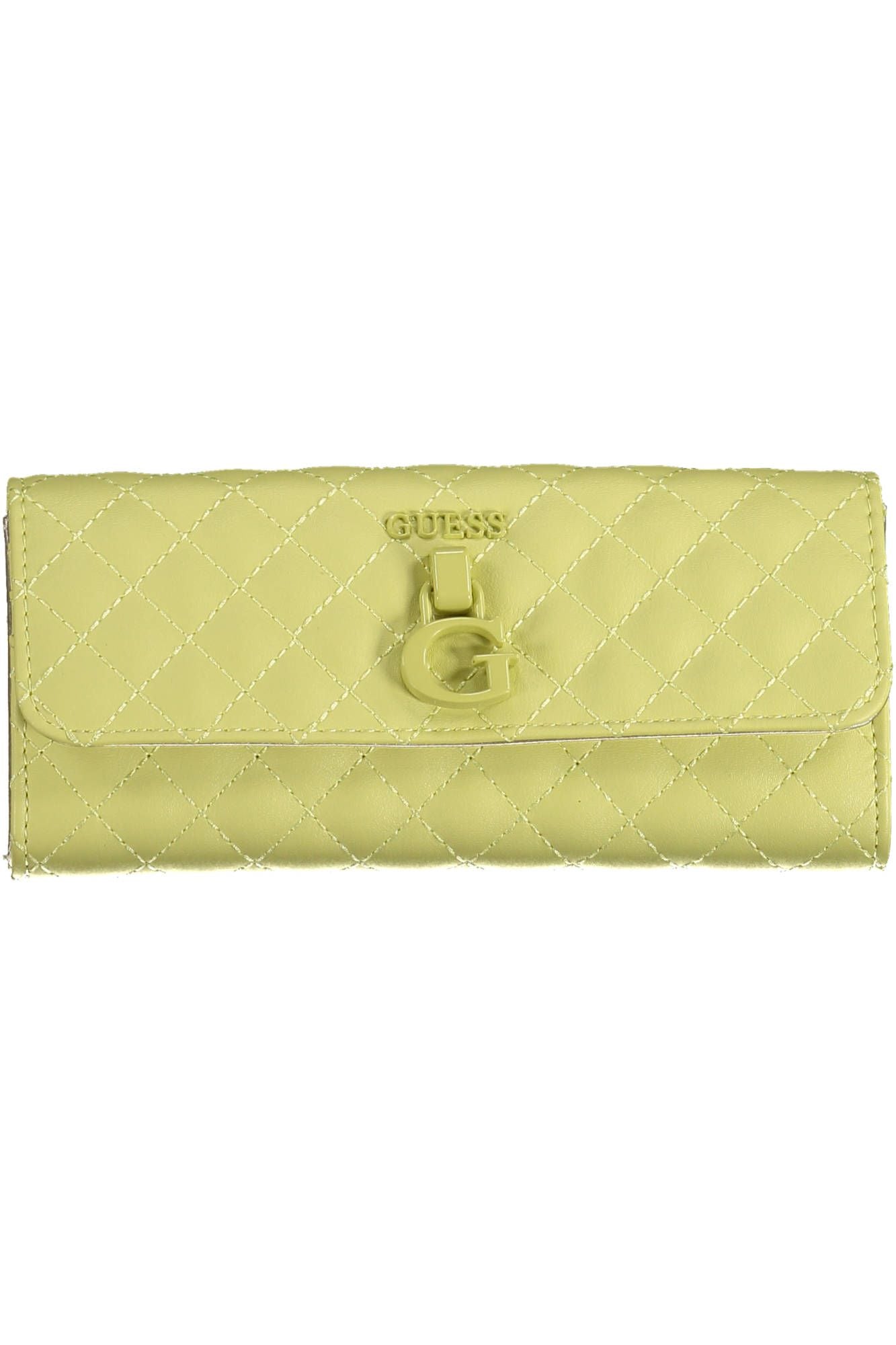 Yellow Polyurethane Women Wallet