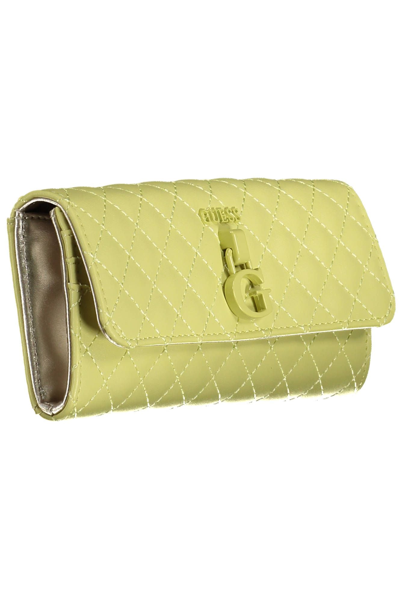 Yellow Polyurethane Women Wallet